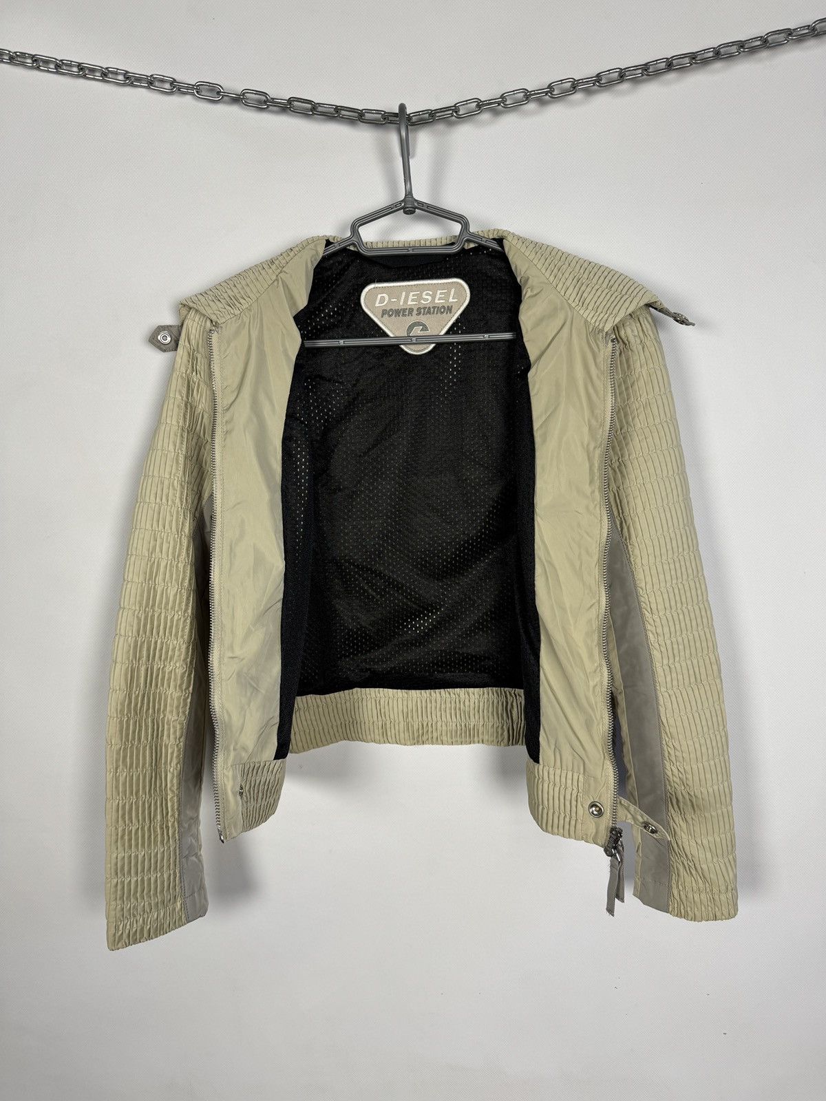 Diesel Diesel Power Station Jacket Moto Biker Style Quilted Size M Size M / US 6-8 / IT 42-44 - 8 Thumbnail