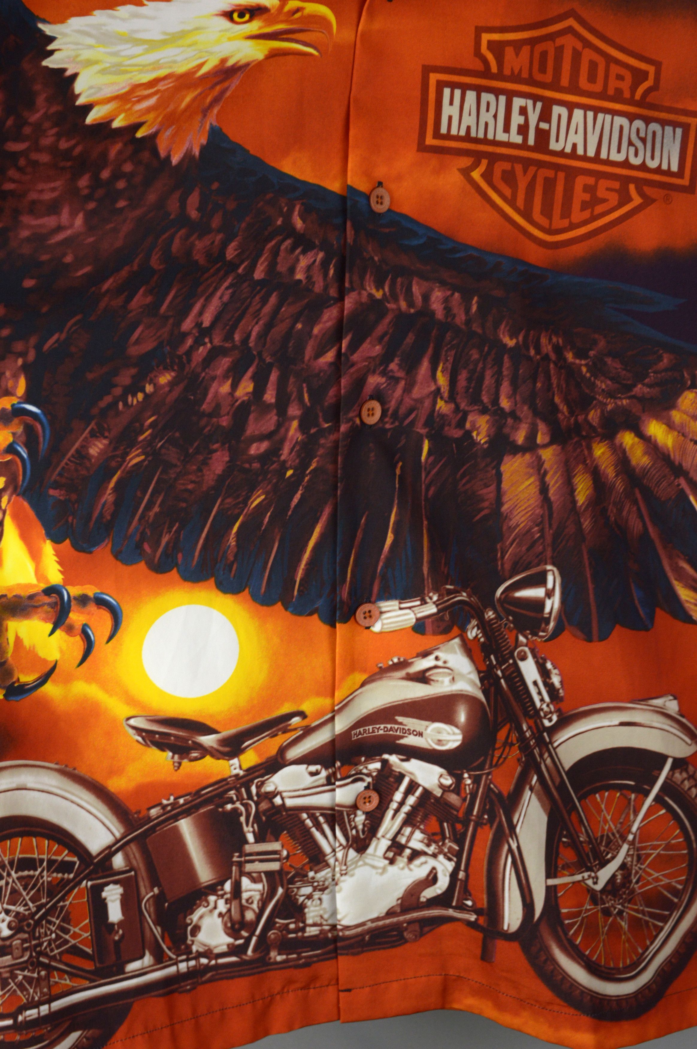 Harley Davidson Vintage Harley Davidson shirt Size US XL / EU 56 / 4 - 3 Thumbnail