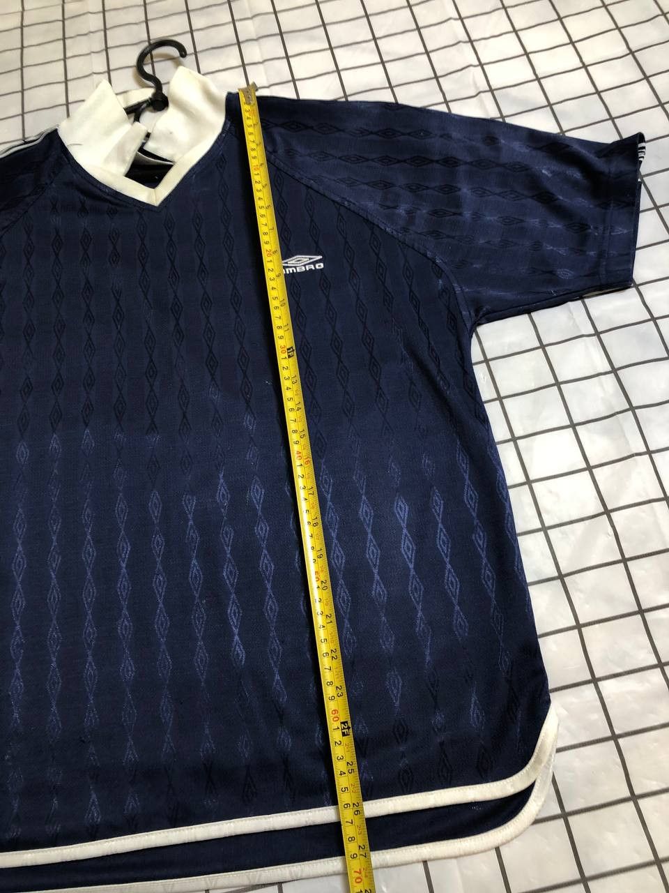 Umbro Vintage Umbro Monogram Football Soccer t shirt Size US L / EU 52-54 / 3 - 8 Thumbnail