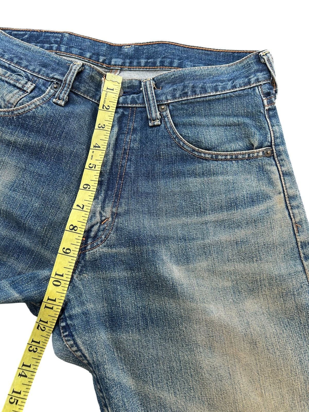 Levi's × Vintage Vintage Levis Selvedge Distressed Rusty MudWash Denim jeans Size US 30 / EU 46 - 15 Thumbnail