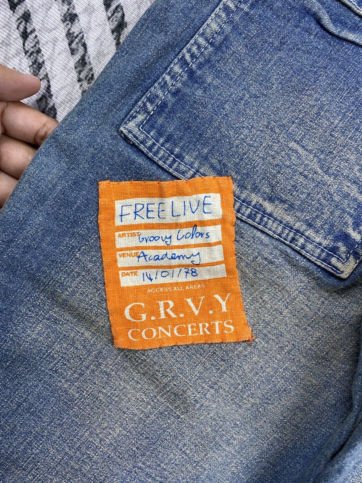 Hysteric Glamour Vtg Groovy Colors Hysteric Style Patches Bush Pants Jeans Size US 33 - 16 Thumbnail