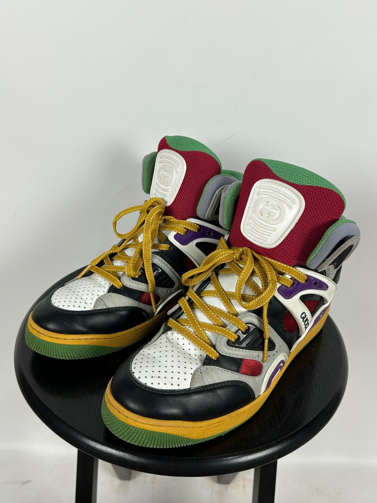 Gucci Gucci Basket Hi Top Sneakers Size US 8.5 / EU 41-42 - 5 Thumbnail