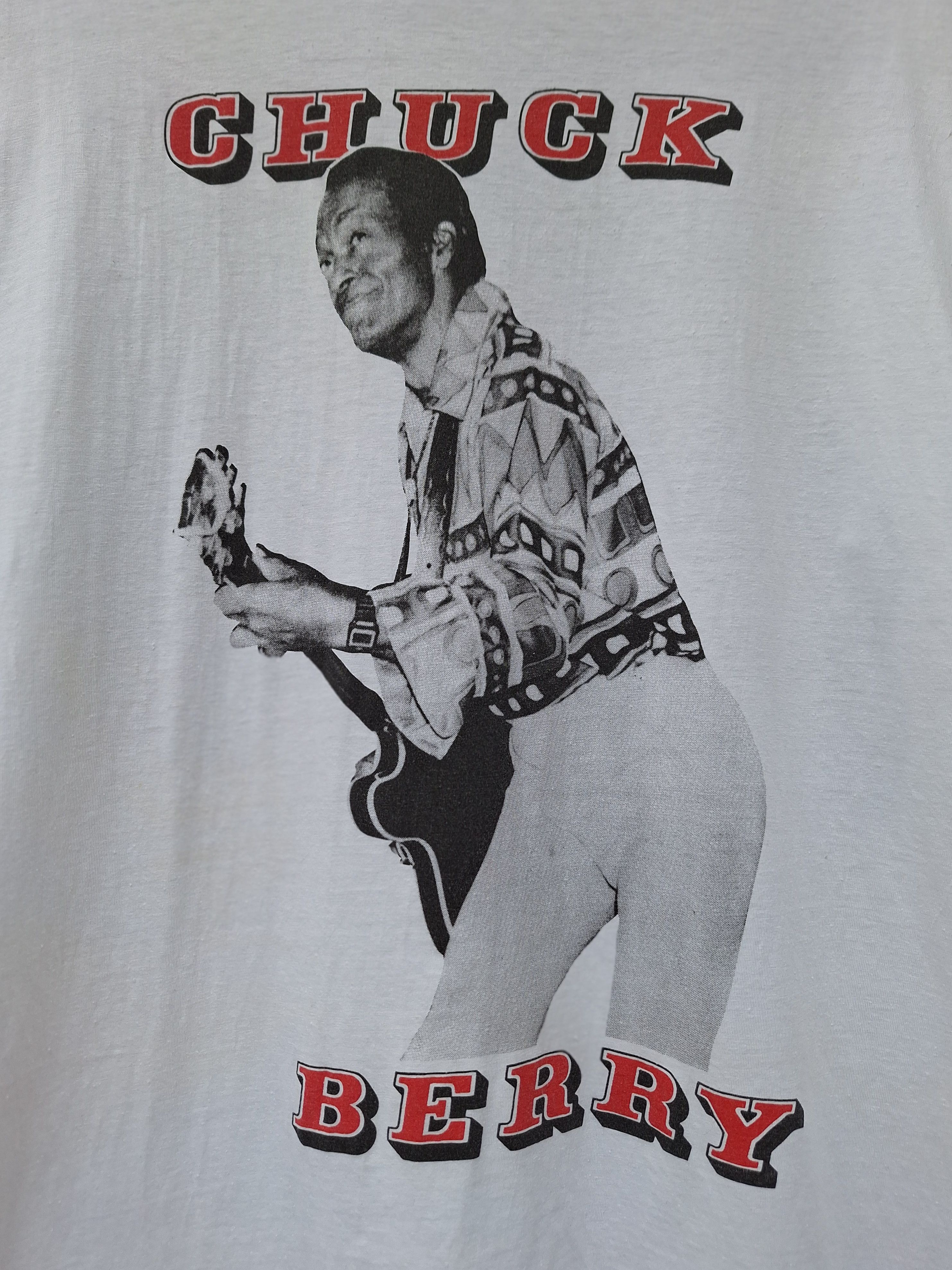 Vintage 🔥RARE🔥 Vintage Chuck berry 90s europe tour blues rock tee Size US L / EU 52-54 / 3 - 4 Thumbnail