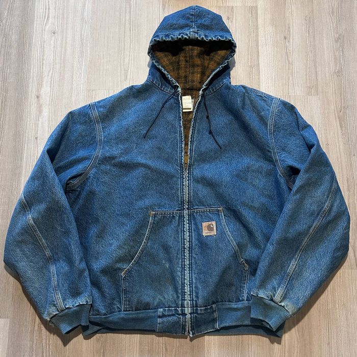 Carhartt Vintage Carhartt Blanket Lined ASAP Rocky Denim Jacket 2XLT ...