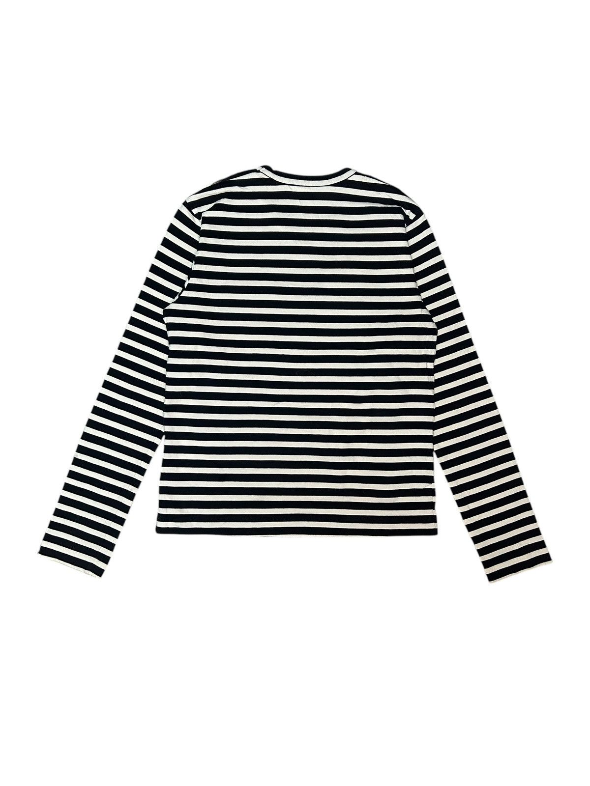 Noir Kei Ninomiya F/W 18 Layered Mesh Stripe Top Size XS / US 0-2 / IT 36-38 - 6 Thumbnail