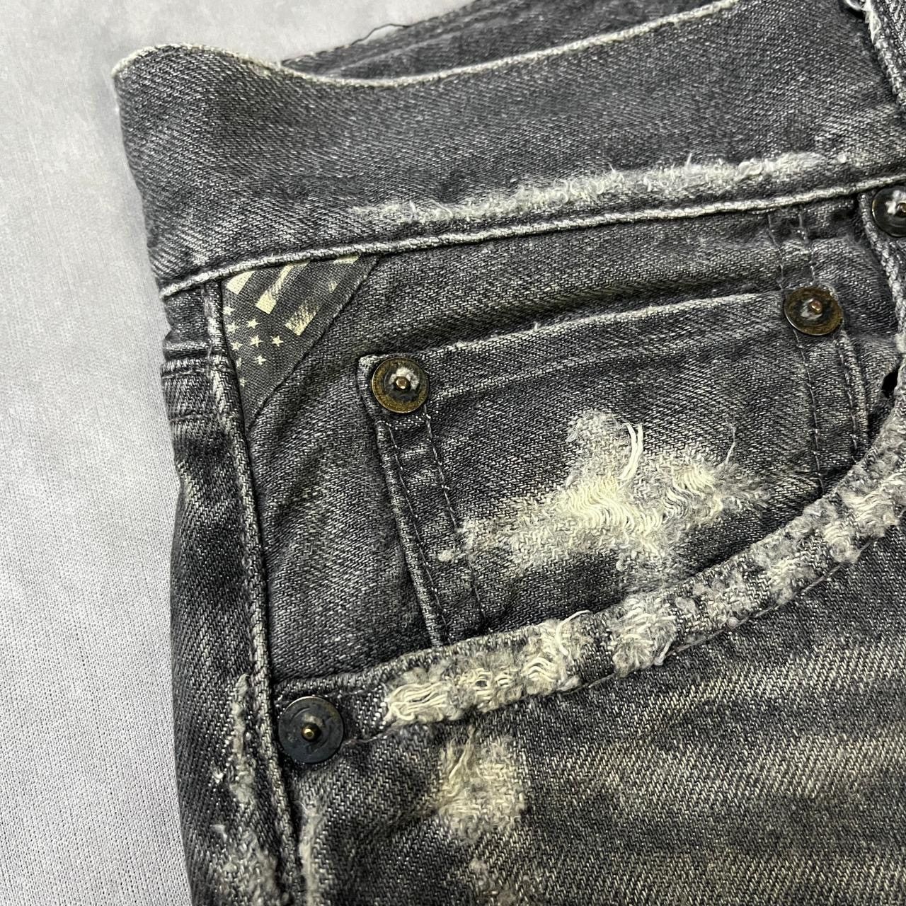 Number (N)ine 2000s Japanese RRL Ppfm Tornado Distressed Raw y2k Lgb Ifsix Size US 29 - 7 Thumbnail