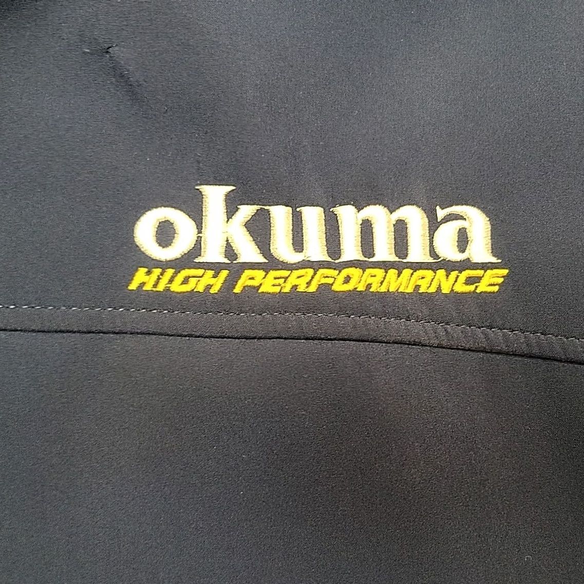 Vintage Okuma High Performance Vest Mens XL Blue Fleece lined Full Zip Softshell Fishing Size US XL / EU 56 / 4 - 4 Thumbnail