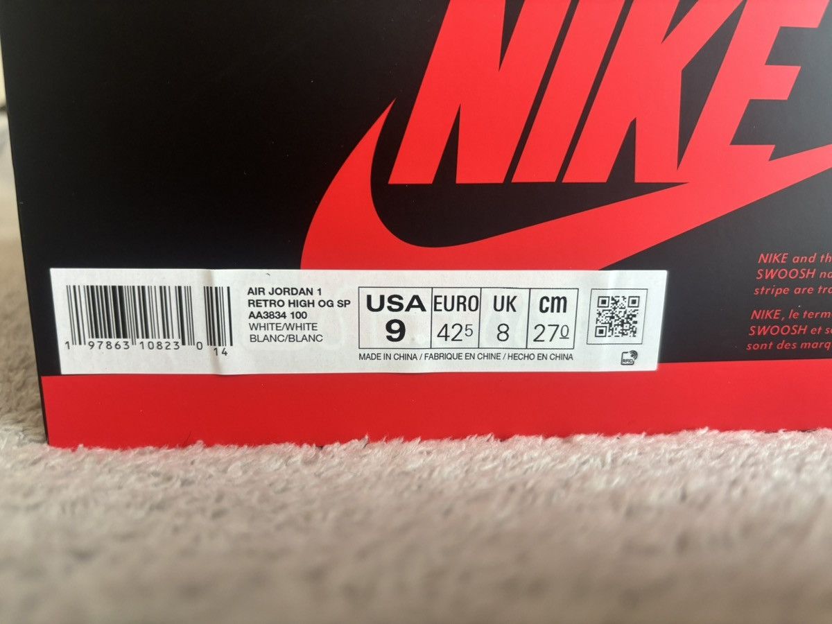 Jordan Brand × Off-White Jordan 1 High OG V.A.A Alaska Archive Size US 9 / EU 42 - 12 Thumbnail