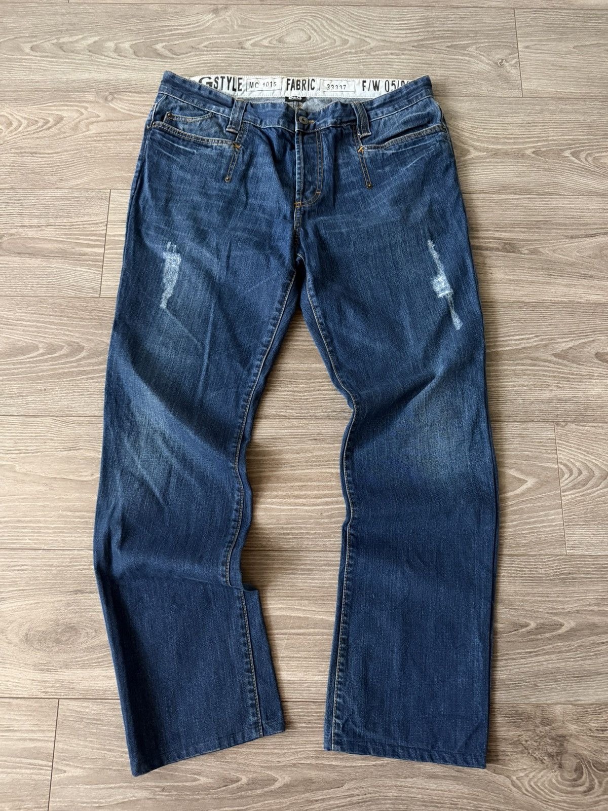 Dolce & Gabbana Dolce & Gabbana Vintage 05/06 SS Denim Swag Y2K Drip Jeans Size US 36 / EU 52 - 1 Thumbnail