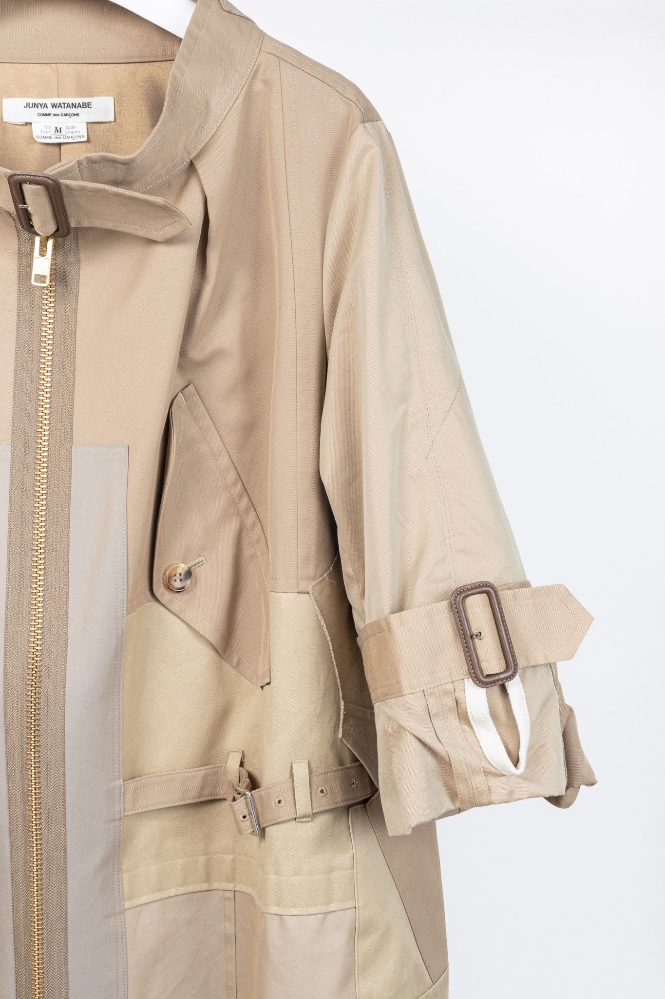 Junya Watanabe Junya Watanabe Comme Des Garcons SS20 Patchwork Trench Coat Size M / US 6-8 / IT 42-44 - 6 Thumbnail