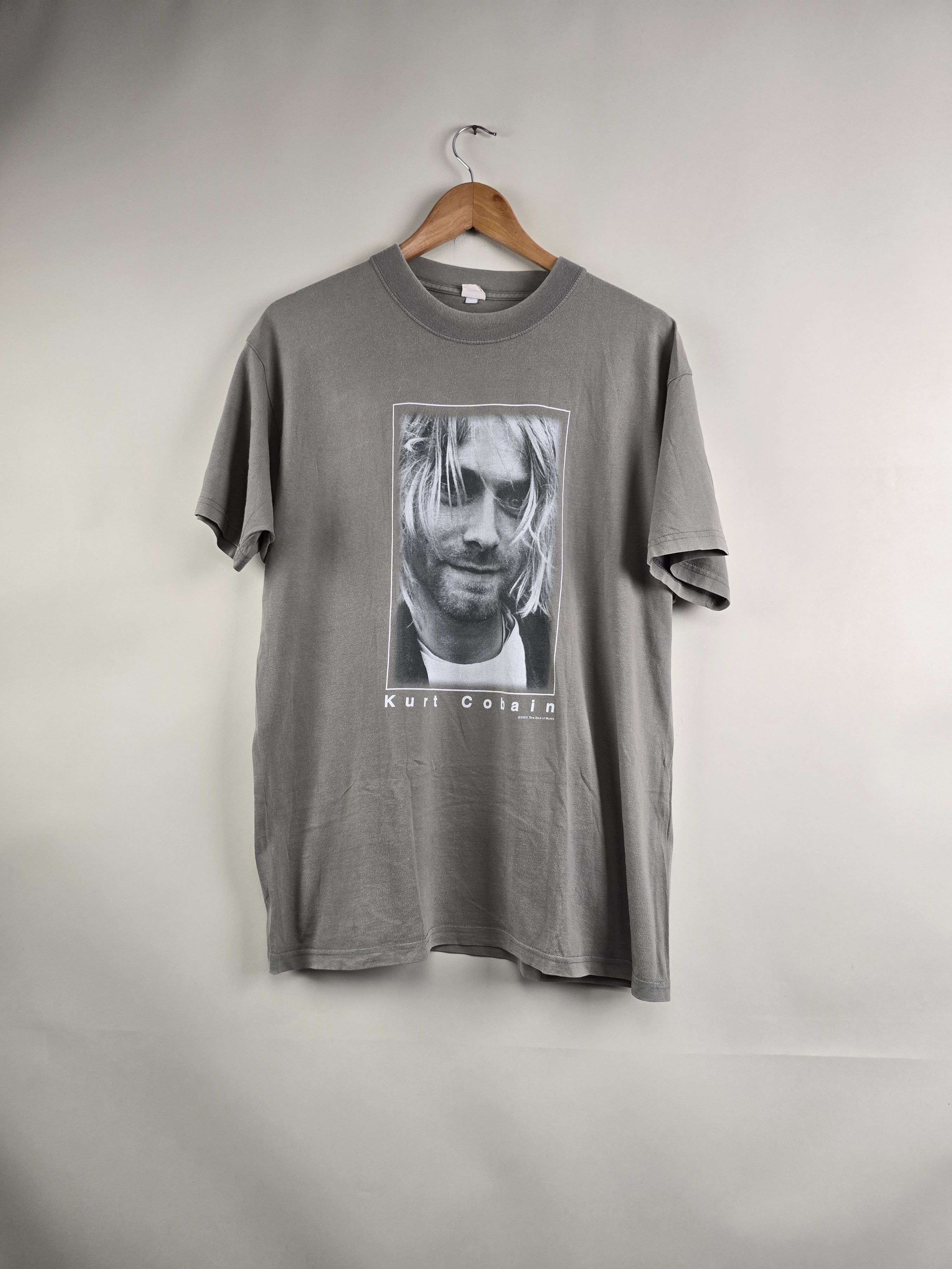 Band Tees × Nirvana × Vintage 2002 Nirvana Kurt Cobain L 21" 28.5" Size US L / EU 52-54 / 3 - 1 Thumbnail