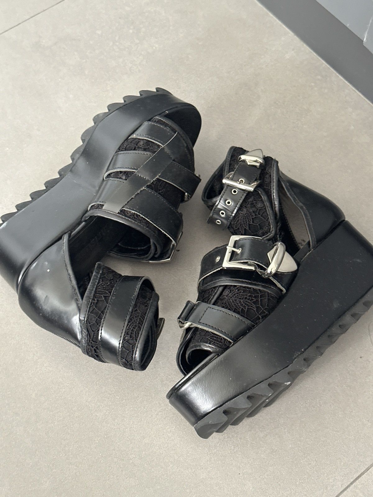 Christian Dada Christian dada platform buckle sandals Size US 9 / IT 39 - 3 Thumbnail
