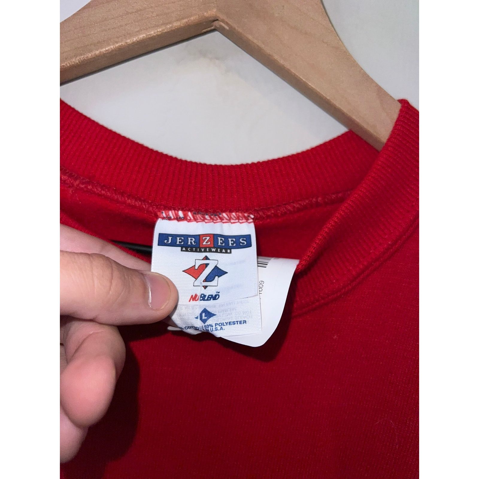 Jerzees Vintage North Dakota Sweatshirt Winter Christmas Crewneck L Size US L / EU 52-54 / 3 - 6 Thumbnail