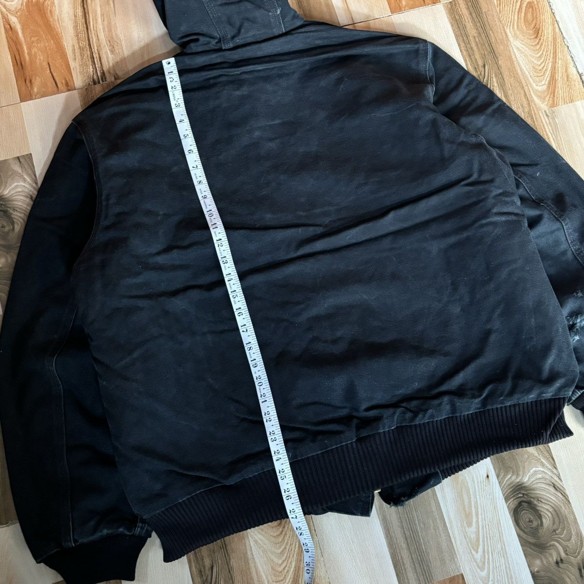 Carhartt Vintage 00s Carhartt Hooded Active Jacket J140 BLK Size US L / EU 52-54 / 3 - 8 Thumbnail