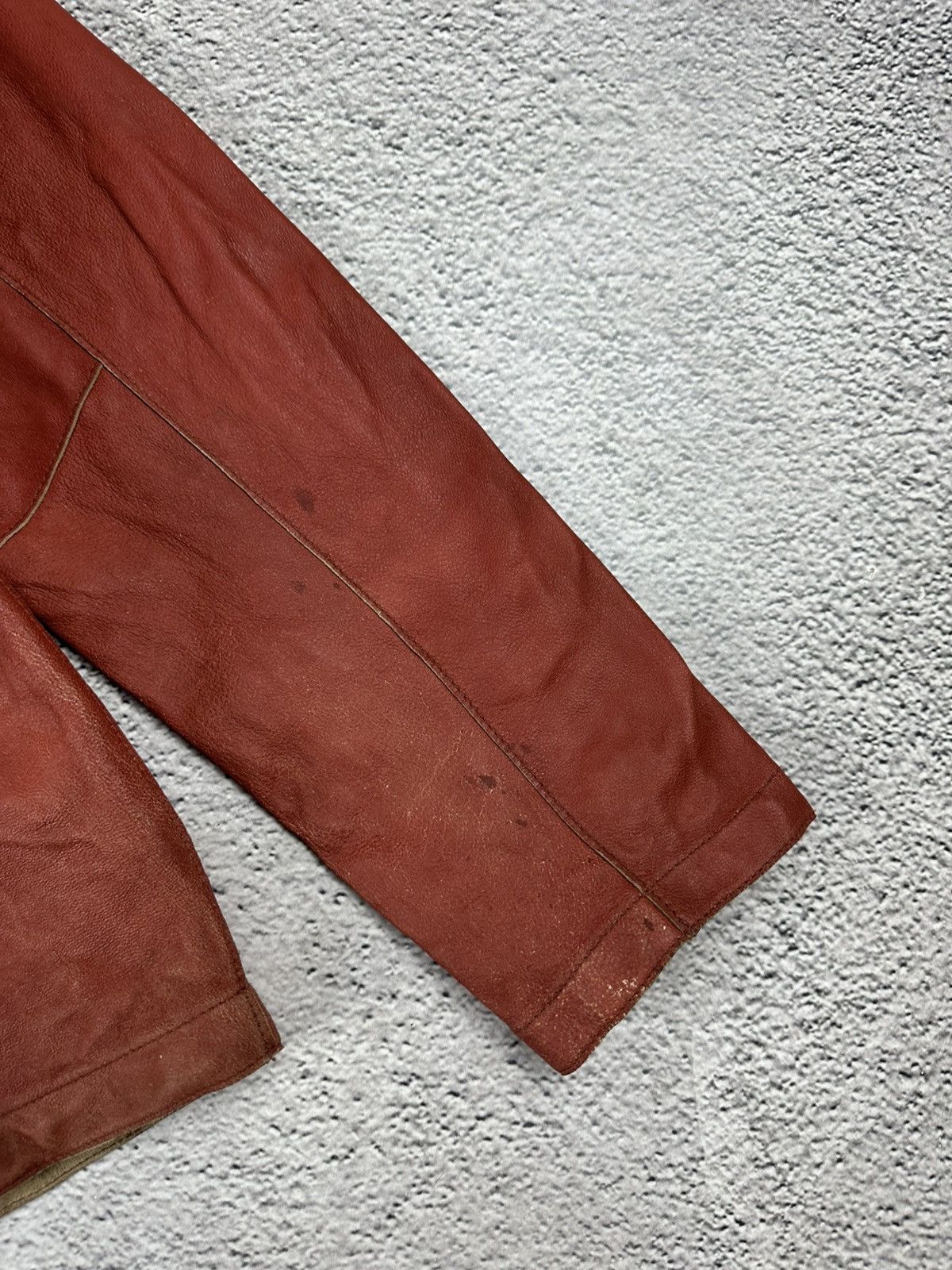 Genuine Leather Double-Sided Leather Jacket Diesel Style Reversible Faded Size M / US 6-8 / IT 42-44 - 21 Thumbnail