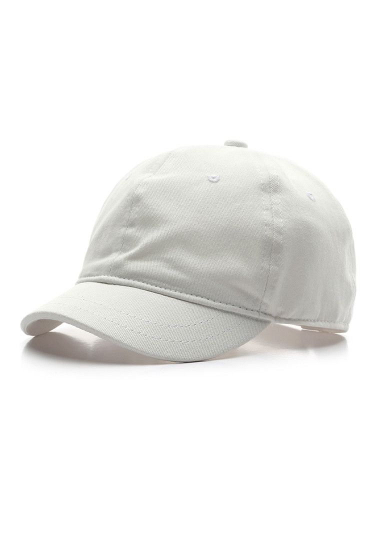 Other White Korean Style Short Brim Baseball Cap Size ONE SIZE - 1 Preview