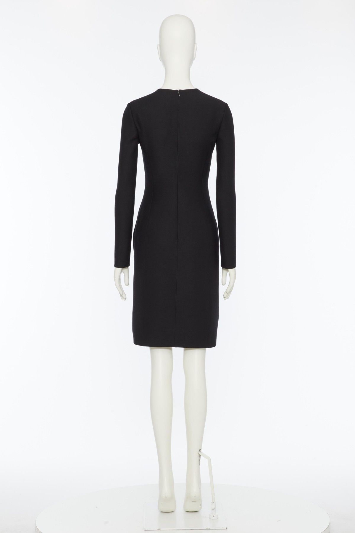 Valentino o1s1wg110525 Midi Dress in Black Size M / US 6-8 / IT 42-44 - 2 Thumbnail