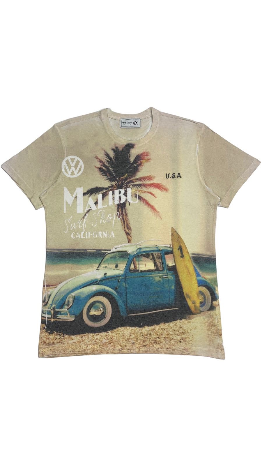 Vintage LASTDROP🔥 Volkswagen Beetle 60 Hipster Malibu USA California Size US S / EU 44-46 / 1 - 1 Thumbnail