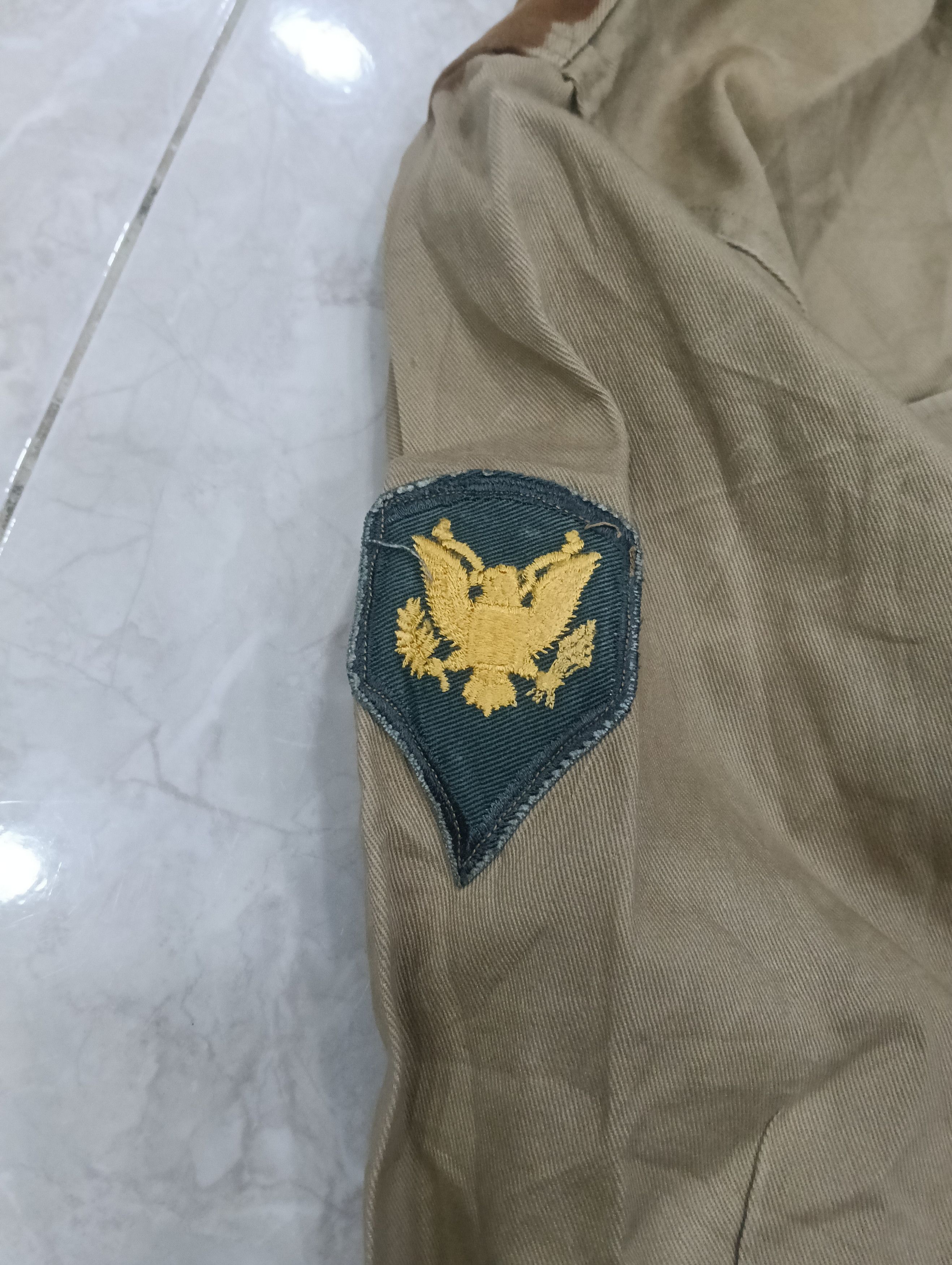 Army Of Me True Vintage 40s/50s Us Army Officer WWll Size US L / EU 52-54 / 3 - 13 Thumbnail