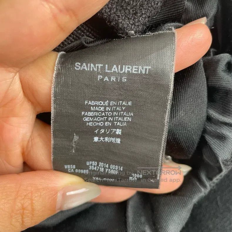 Saint Laurent Paris Saint Laurent Paris Vintage Black and White Baseball Jerse Size US M / EU 48-50 / 2 - 9 Thumbnail