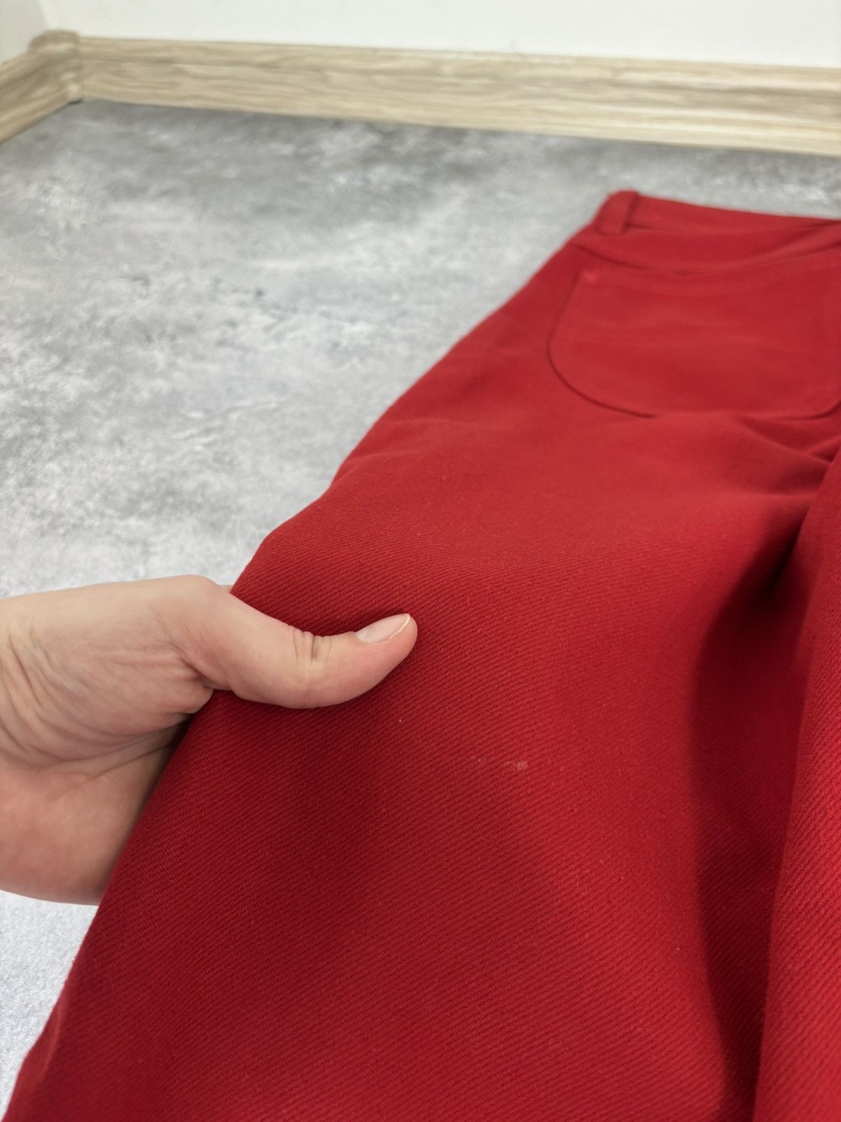 Lee Vintage 1980s Lee Riders 1952 Red Denim Jeans Straight Leg Size US 29 - 15 Thumbnail