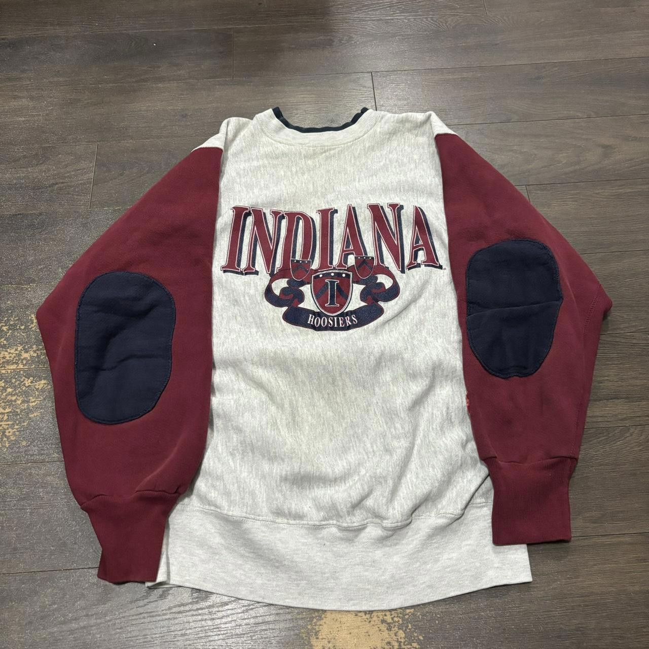 Designer vintage MV pro weave Indiana Hoosiers crewneck sweatshirt Size US L / EU 52-54 / 3 - 3 Thumbnail