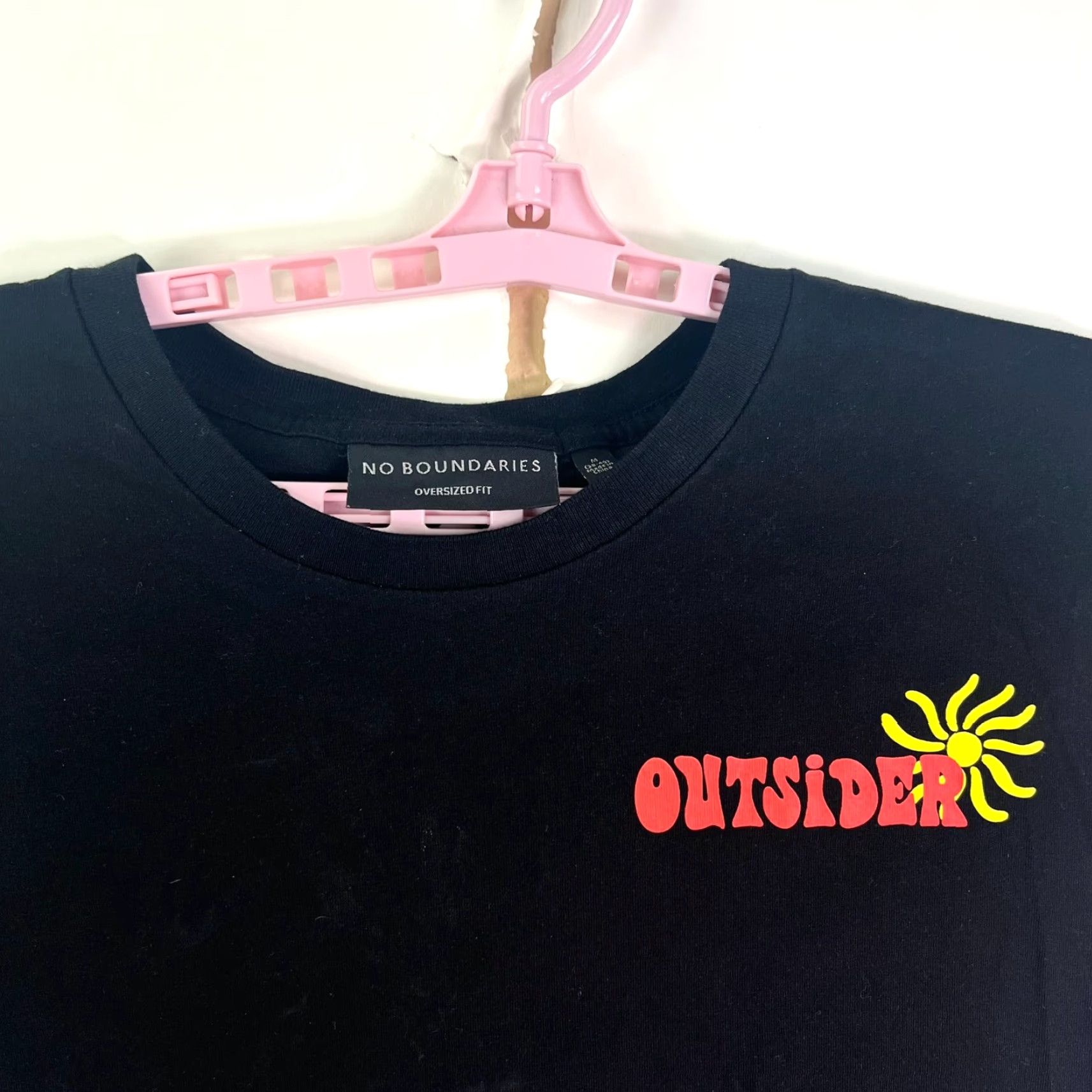 Vintage No Boundaries Shirt Adult M Black Graphic Print Crew Neck Logo Cotton Short Sleeve Mens Size US M / EU 48-50 / 2 - 4 Thumbnail