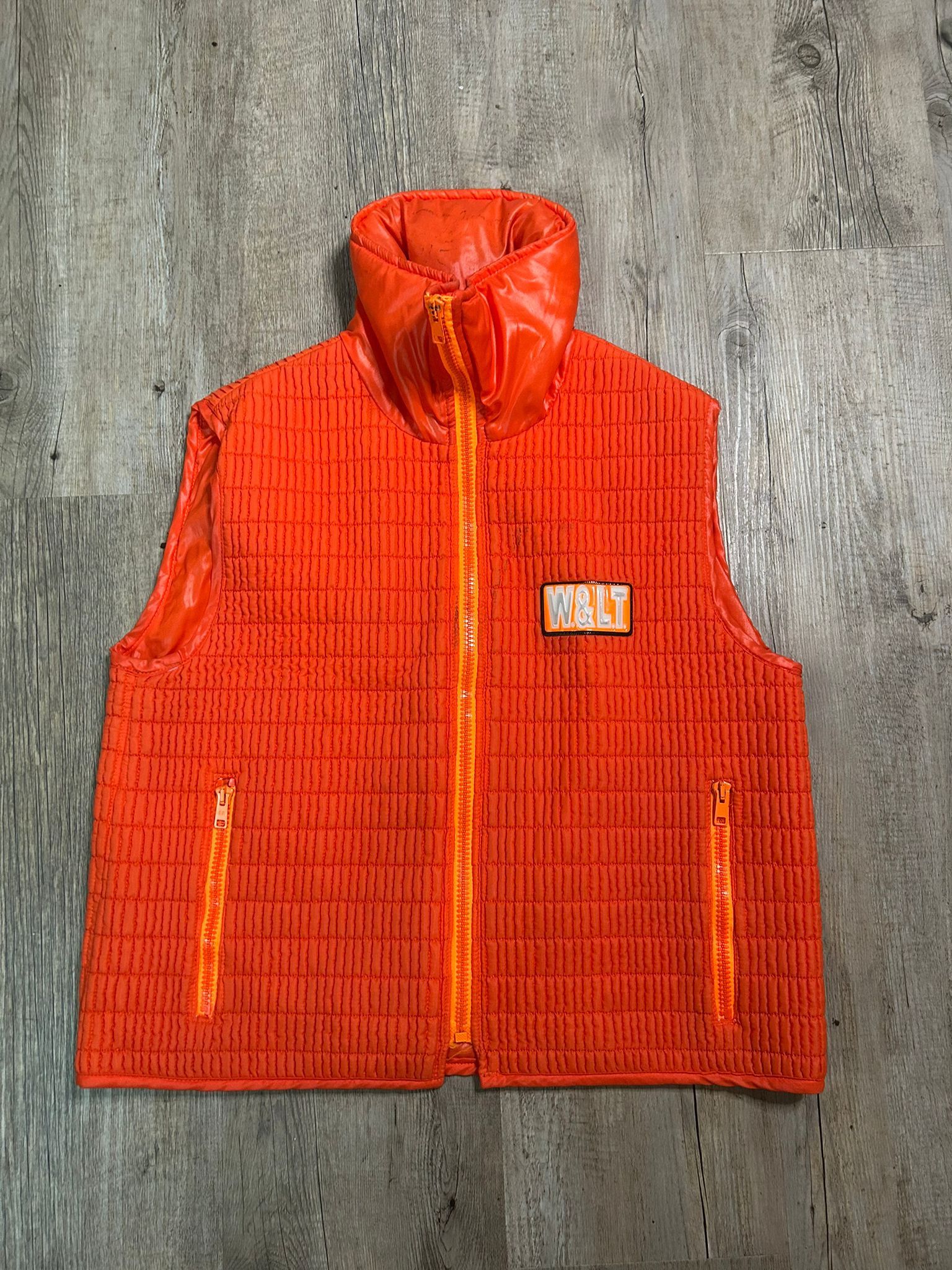 Walter Van Beirendonck Walter Van Beirendonck W&LT Quilted Vest Neon Orange Archive Size US M / EU 48-50 / 2 - 1 Thumbnail