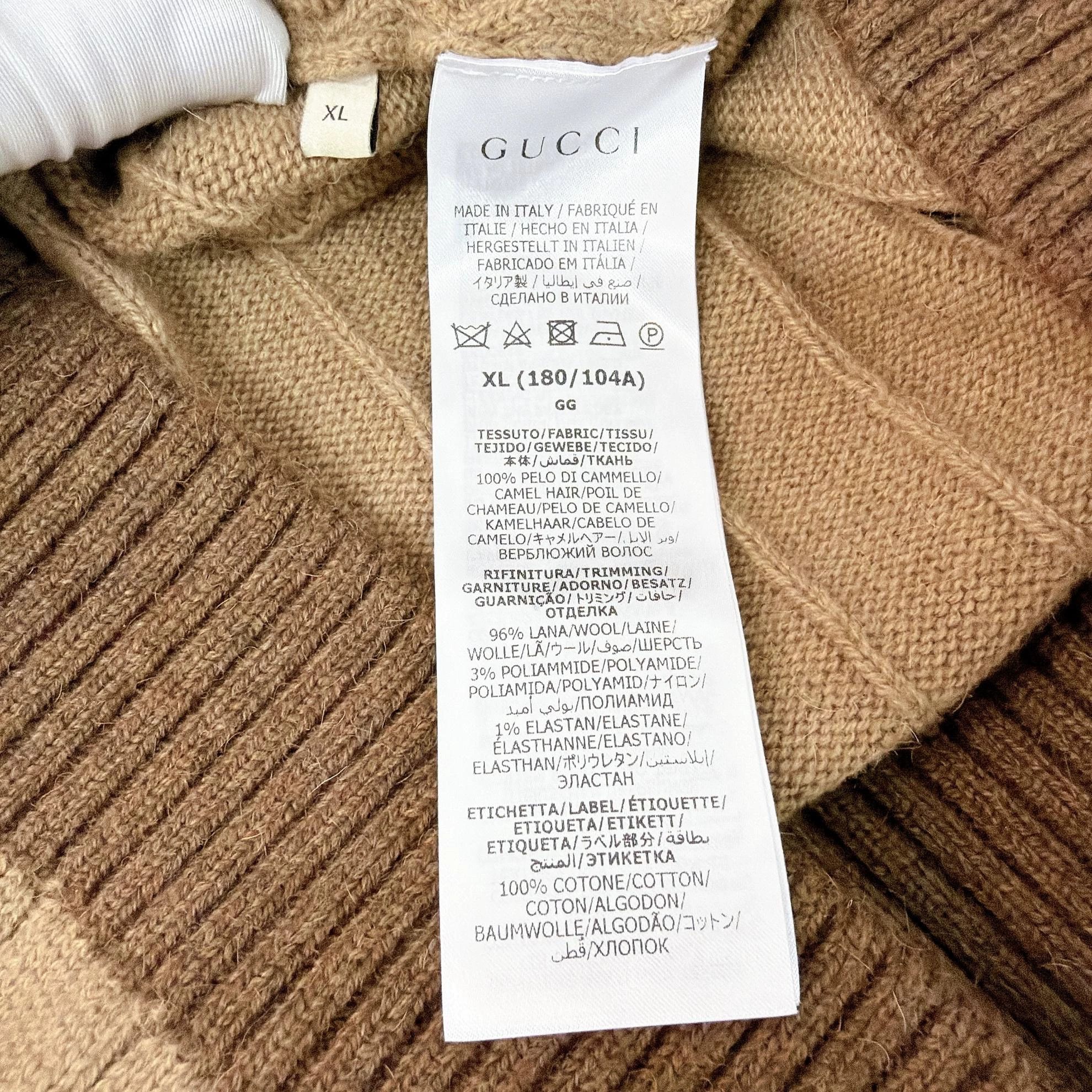 Gucci Gucci Khaki Knit Cardigan XL New With Tags Size XL / US 12-14 / IT 48-50 - 7 Thumbnail