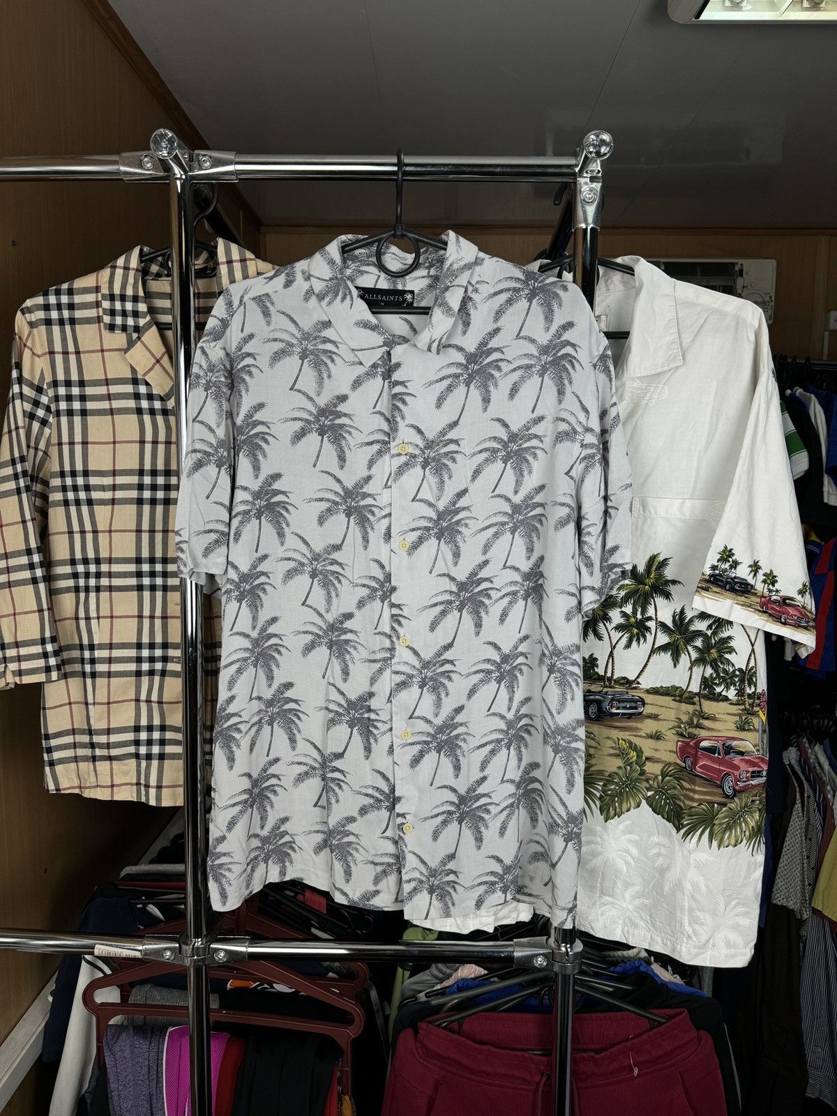 Allsaints Mens AllSaints SANTACRUZ SS SHIRT button up Hawaiian crazy Size US M / EU 48-50 / 2 - 1 Thumbnail