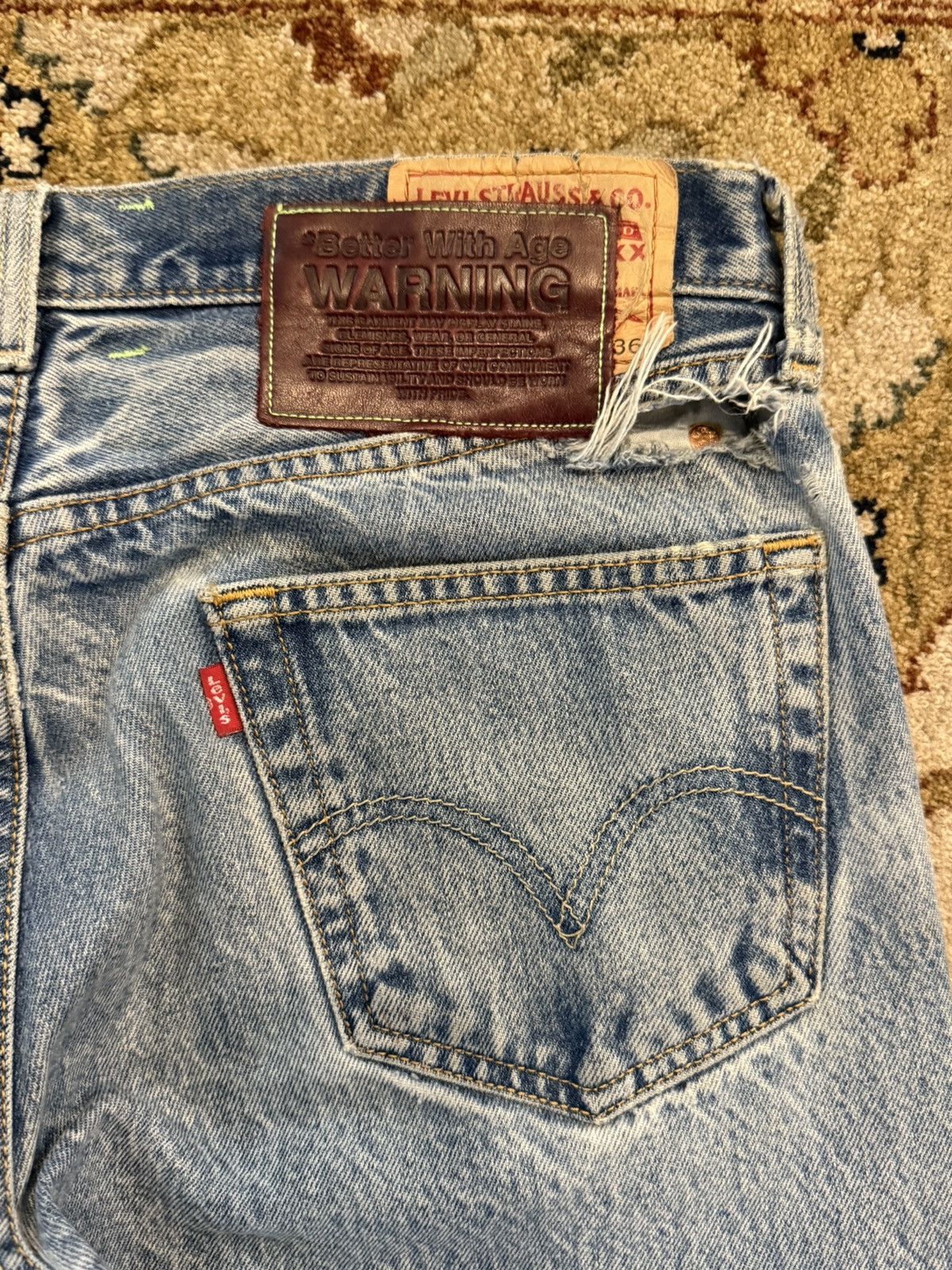 Better With Age Better With Age Ballet Denim Size US 33 - 8 Thumbnail