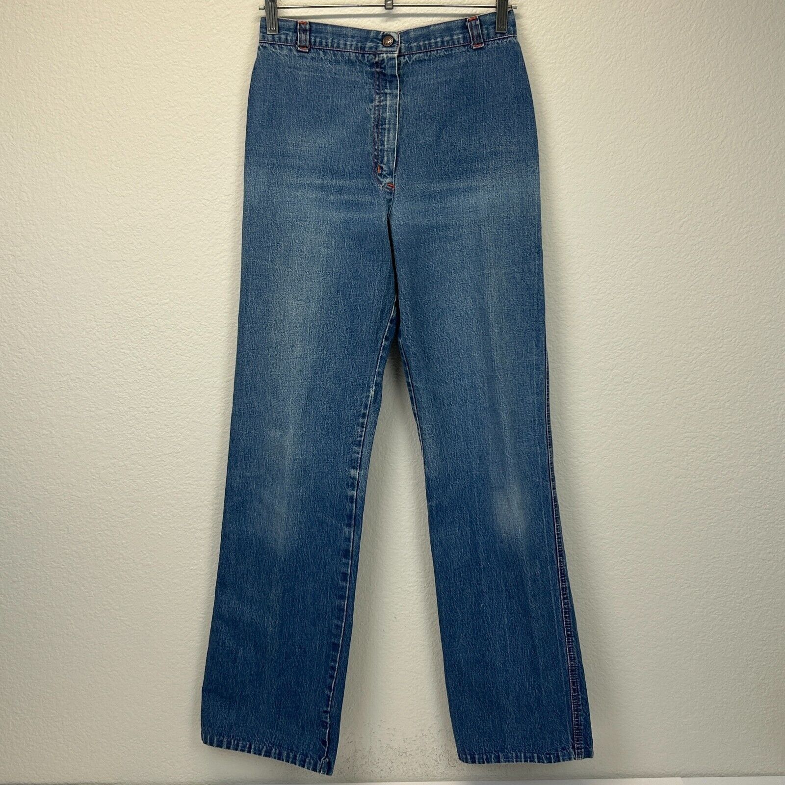 Vintage Vintage 80s Cowgirl Denim Jeans Cowboy Womens Juniors Size 1 Size 26" / US 2 / IT 38 - 2 Thumbnail