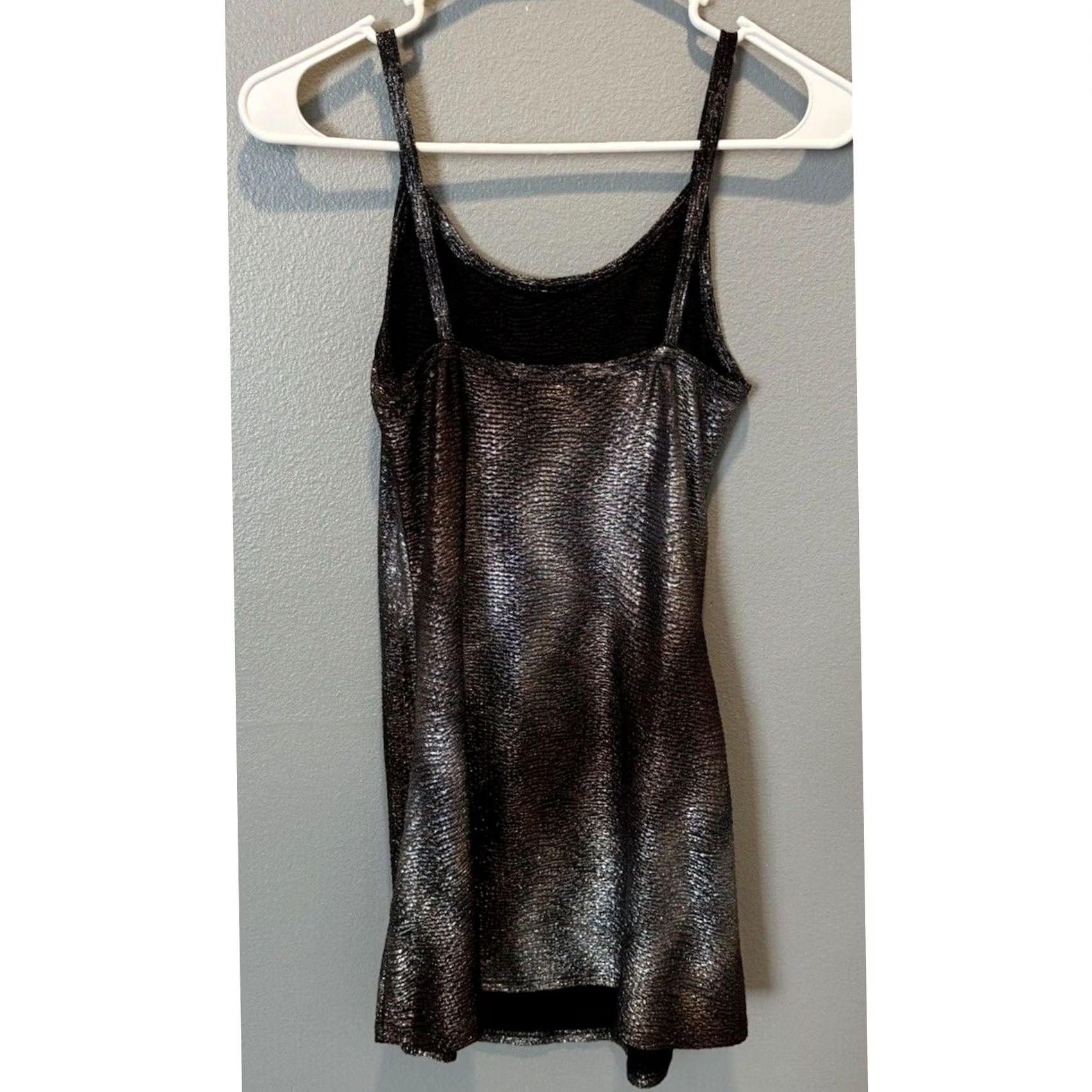 Vintage BKE Mini Dress Size S Black Gold Silver Camisole Women Size S / US 4 / IT 40 - 2 Thumbnail