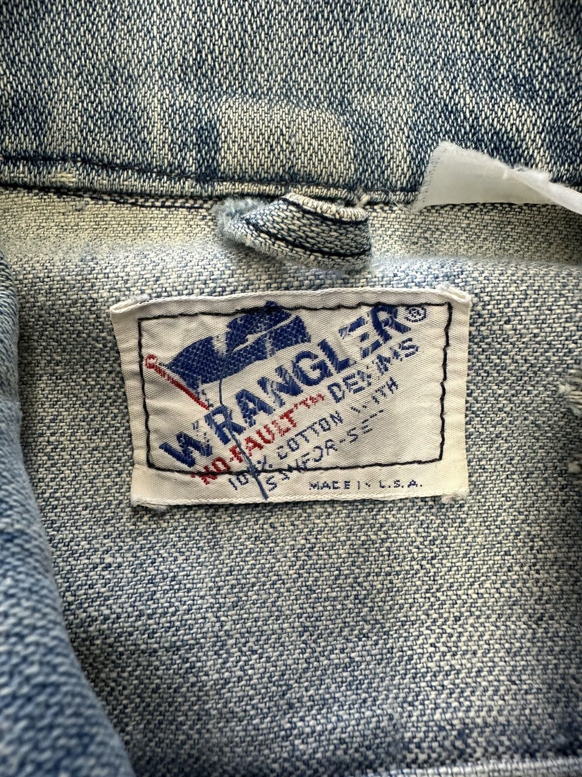 Vintage Vintage 1970s Wrangler Light Wash Denim Jacket Small Size US S / EU 44-46 / 1 - 3 Thumbnail