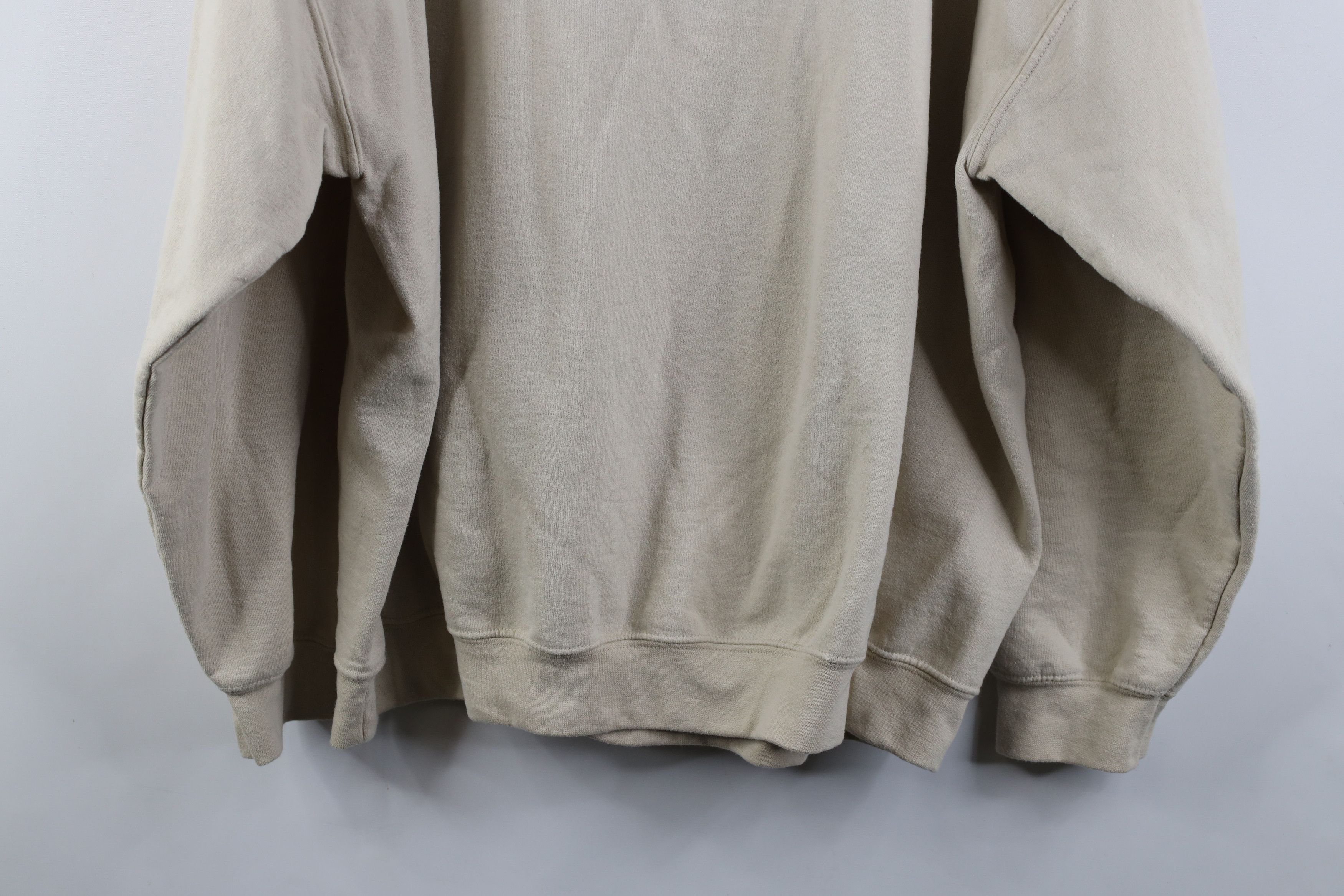Vintage Vintage 90s Y2K Streetwear Puppy Crewneck Sweatshirt Beige Size 3XL / US 20-22 - 16 Thumbnail
