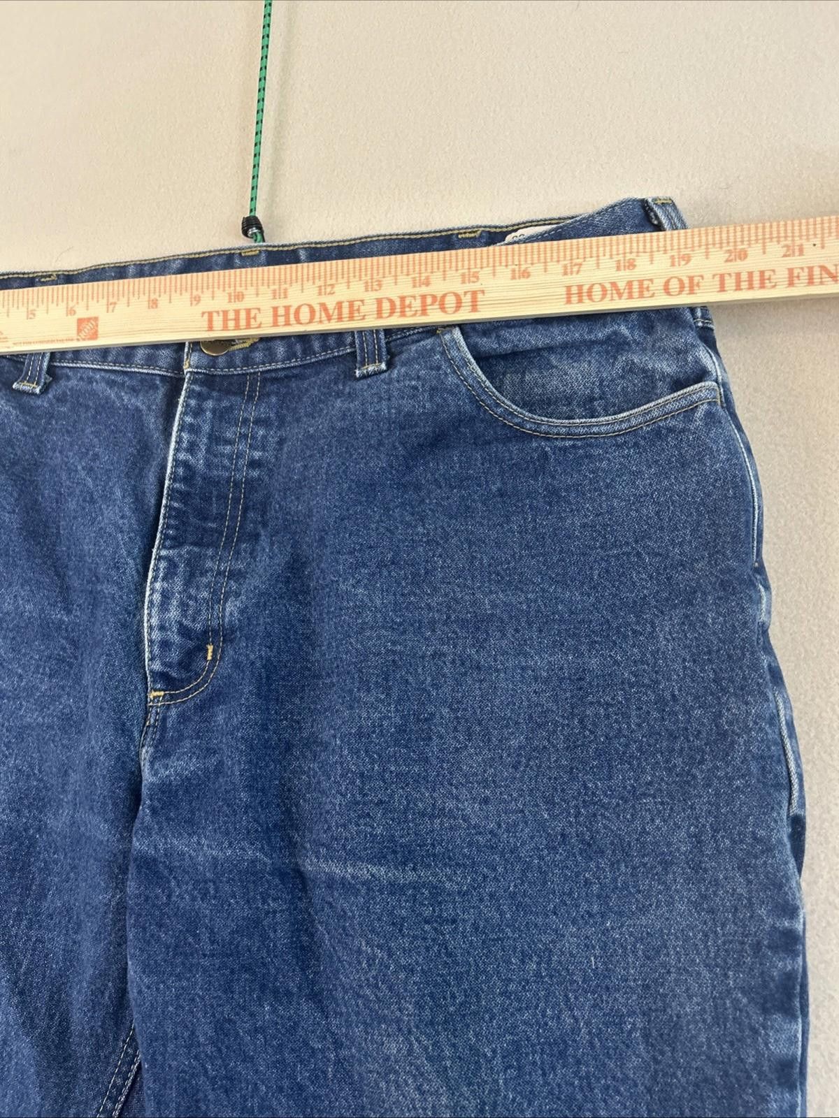 Carhartt Carhartt Flame Resistant men’s blue denim jeans 40x36 straig Size US 38 / EU 54 - 5 Thumbnail