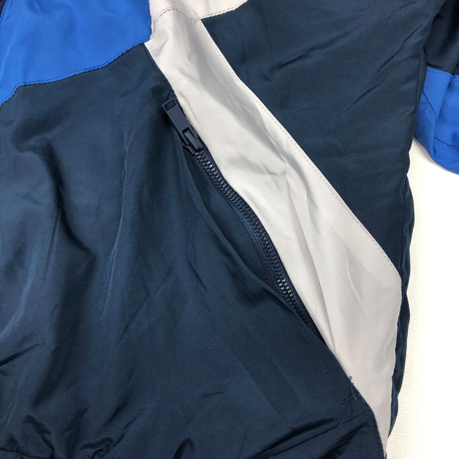 Bershka Bershka Blue/Grey windbreaker insulated jacket size medium Size US M / EU 48-50 / 2 - 3 Thumbnail