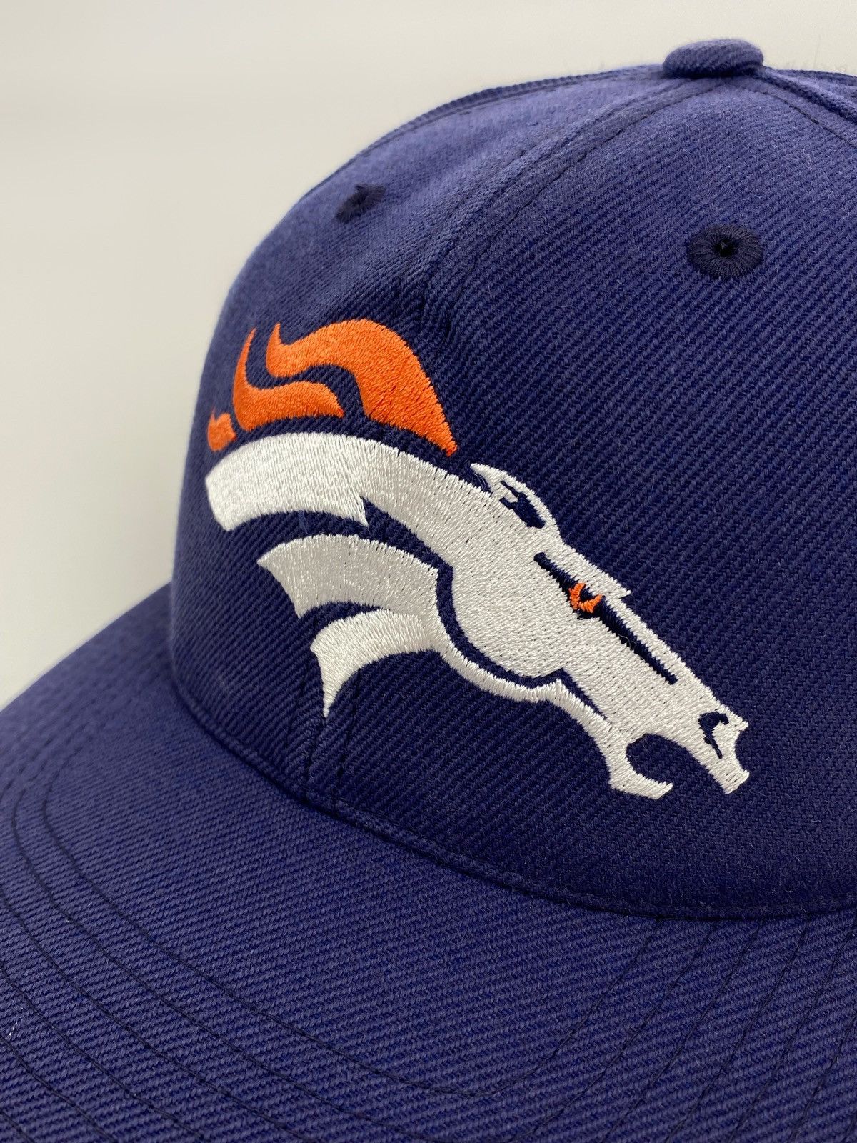 NFL Vintage Faded Denver Broncos Snap Back Cap Size ONE SIZE - 3 Thumbnail