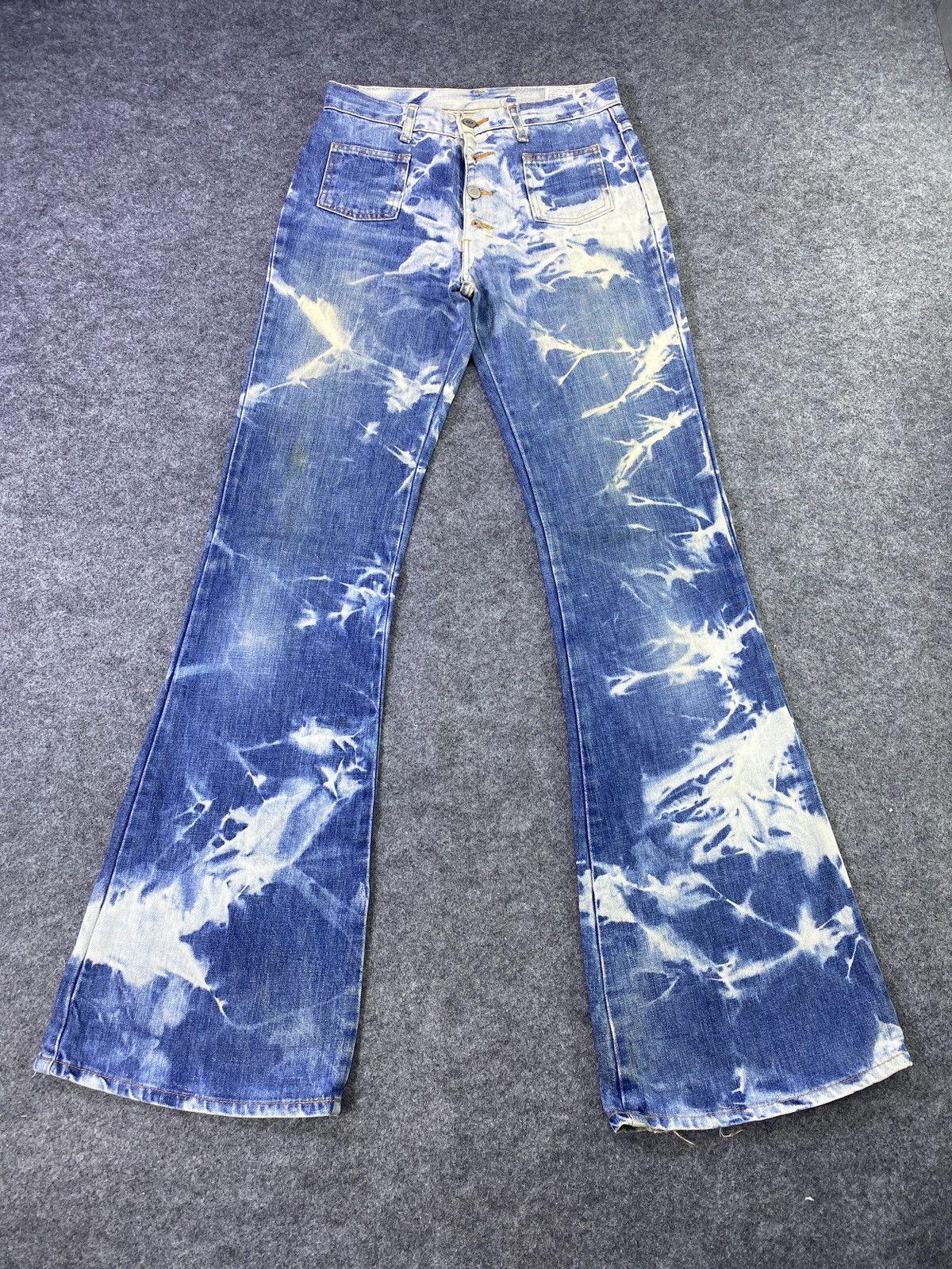 Jean × Vintage × Wrangler Vintage wrangler Flare Lightning Blue Jeans - J953 Size US 28 / EU 44 - 2 Thumbnail
