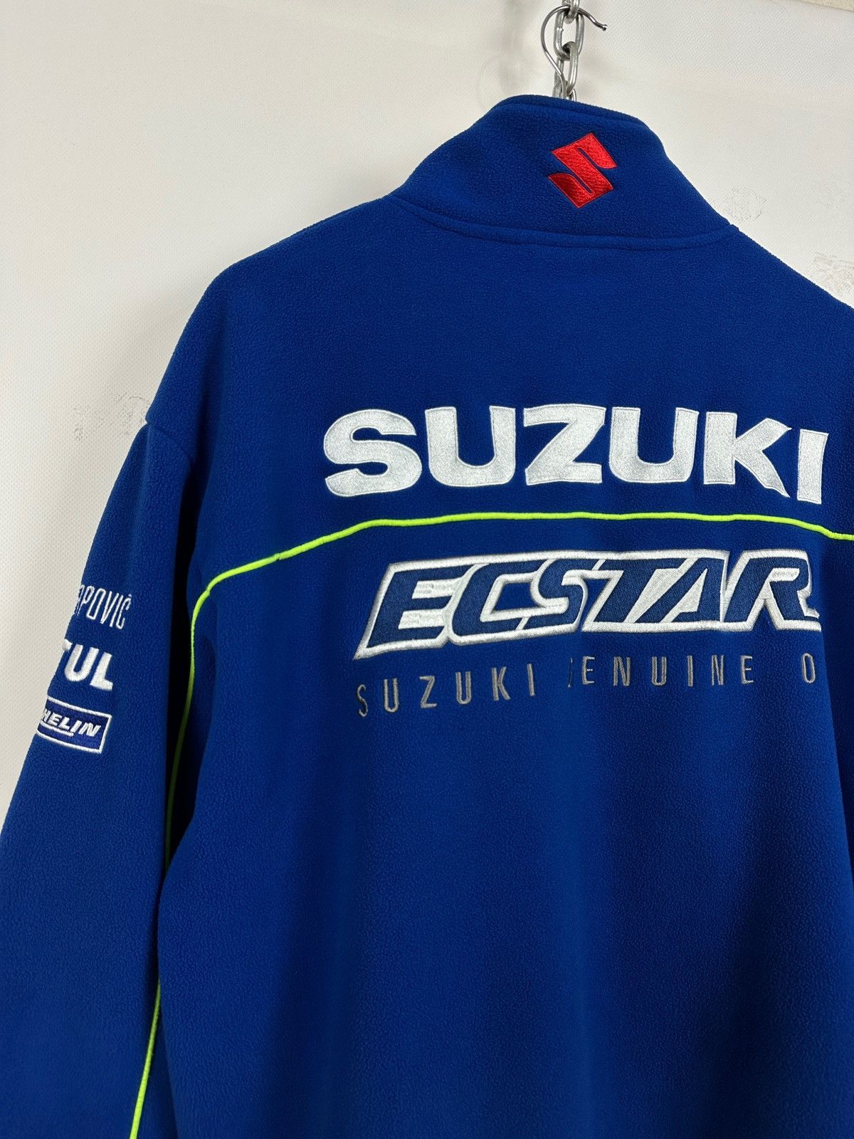 Vintage Vintage Suzuki Ecstar Michelin Racing Zip Fleece Jacket Size US XL / EU 56 / 4 - 14 Thumbnail