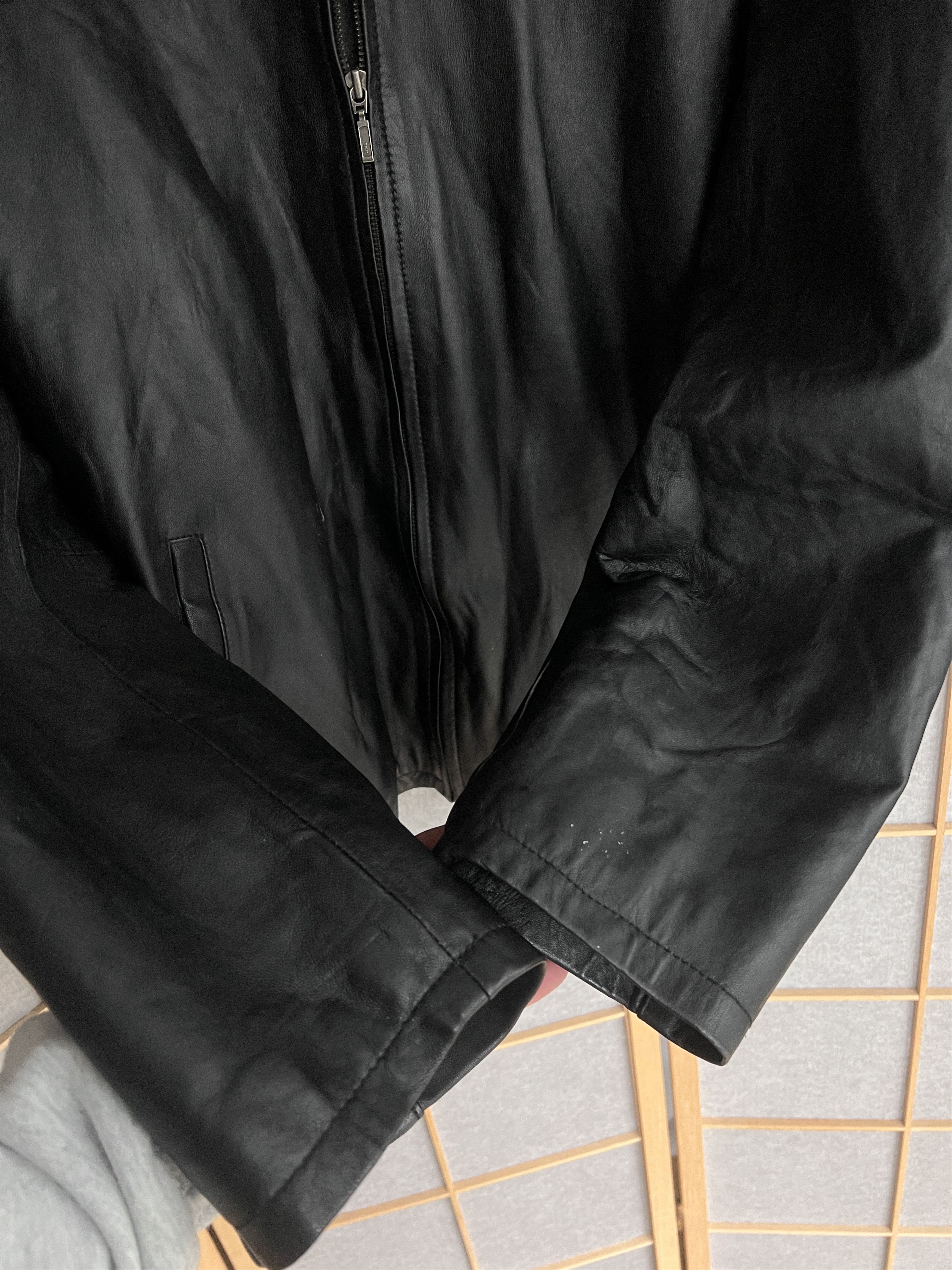 If Six Was Nine The Sopranos vibe VTG 2000s leather jacket coat opium y2k Size US L / EU 52-54 / 3 - 14 Thumbnail