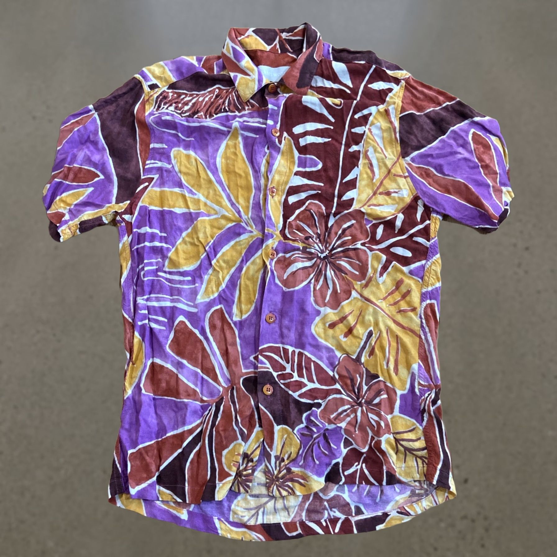 Jams World Jams World Shirt Womens Small Tropical Floral Hibiscus Button-Up Casual Travel 100% Rayon Multicolor Size S / US 4 / IT 40 - 1 Thumbnail