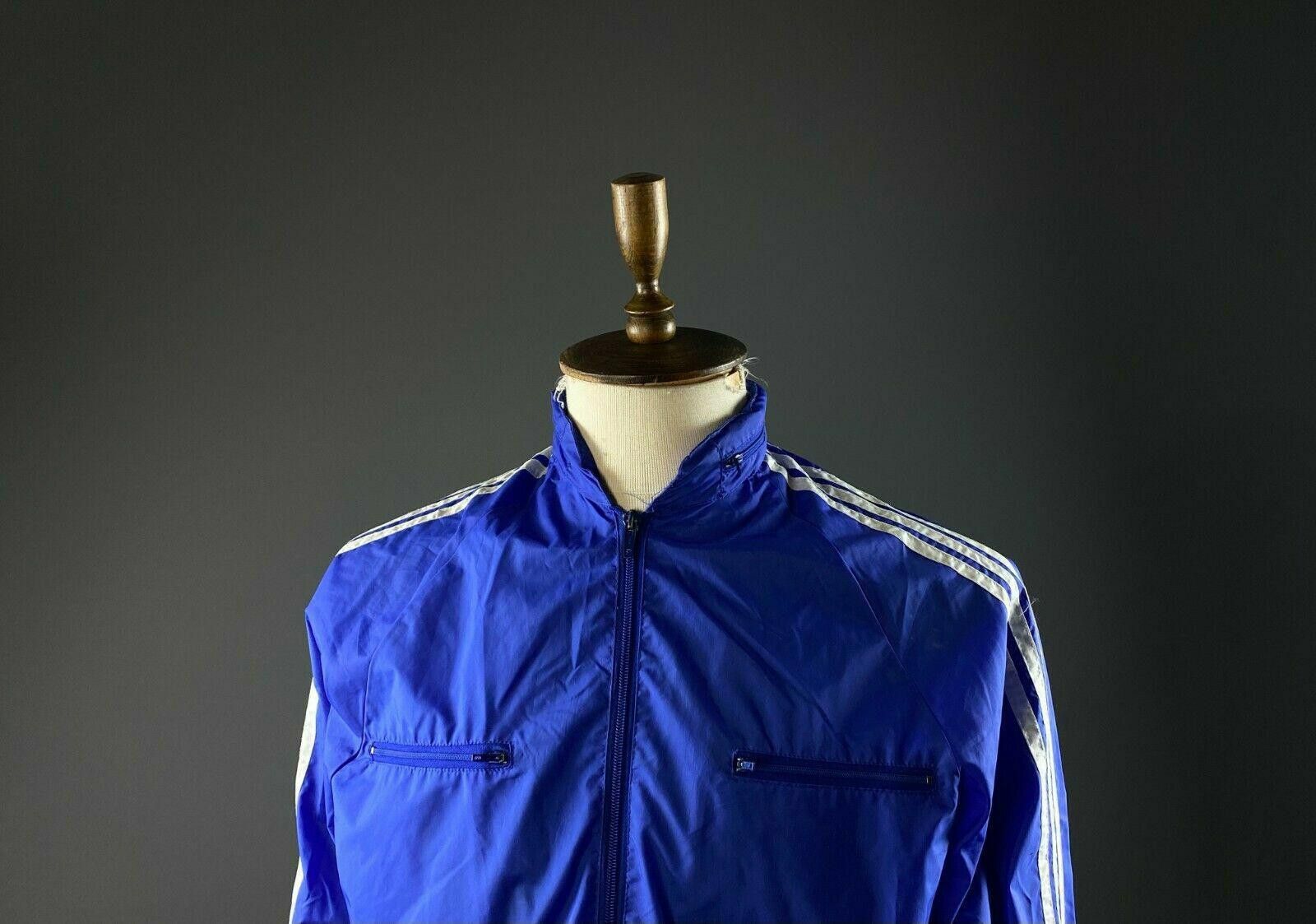 Adidas Adidas Originals Vintage Blue Firebird Size M 48 / 50 Size US M / EU 48-50 / 2 - 2 Thumbnail