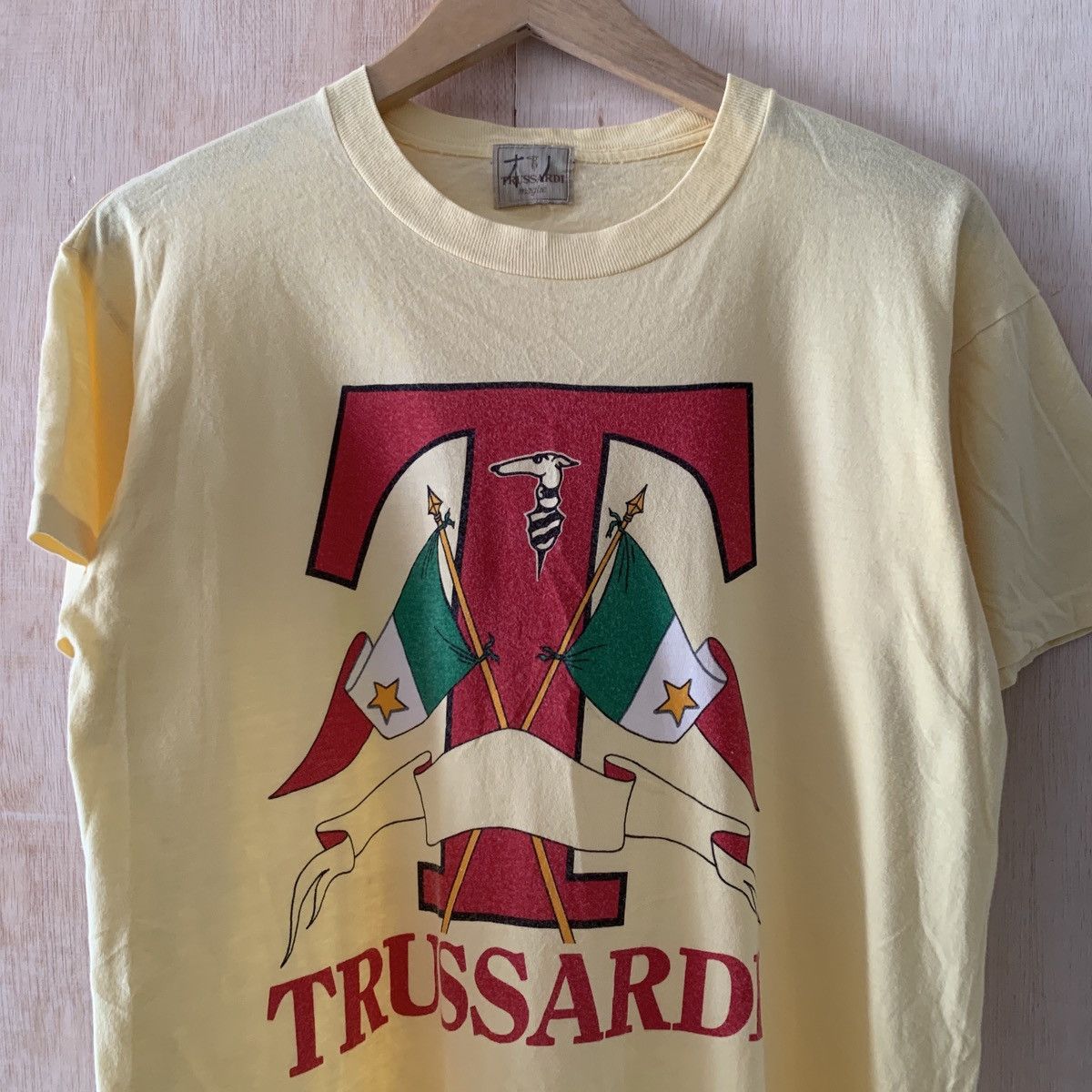 Trussardi × Vintage Vintage 90s Trussardi Maglie Tee Size US M / EU 48-50 / 2 - 2 Thumbnail