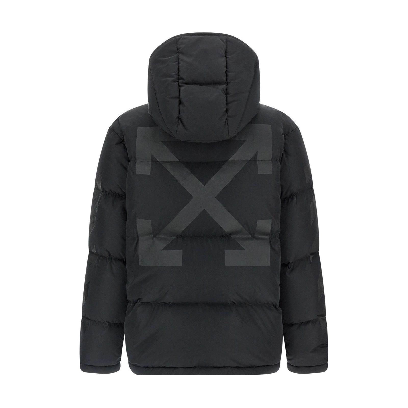 Off-White OFF-WHITE Black Diagonal Down Jacket New & Authentic (Men's Size US M / EU 48-50 / 2 - 2 Thumbnail