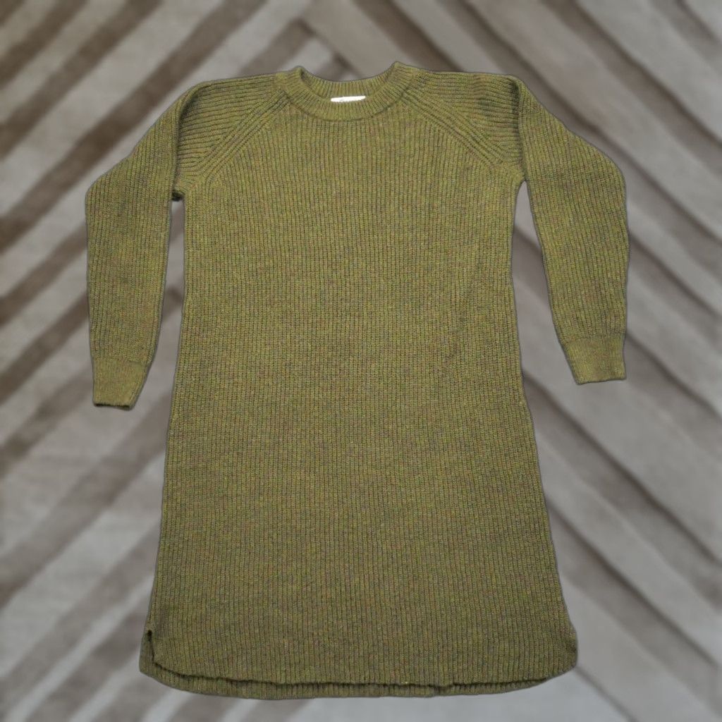 Madewell Madewell Sweater Dress Womens Medium Green Long Sleeve Wool Blend Size M / US 6-8 / IT 42-44 - 1 Thumbnail