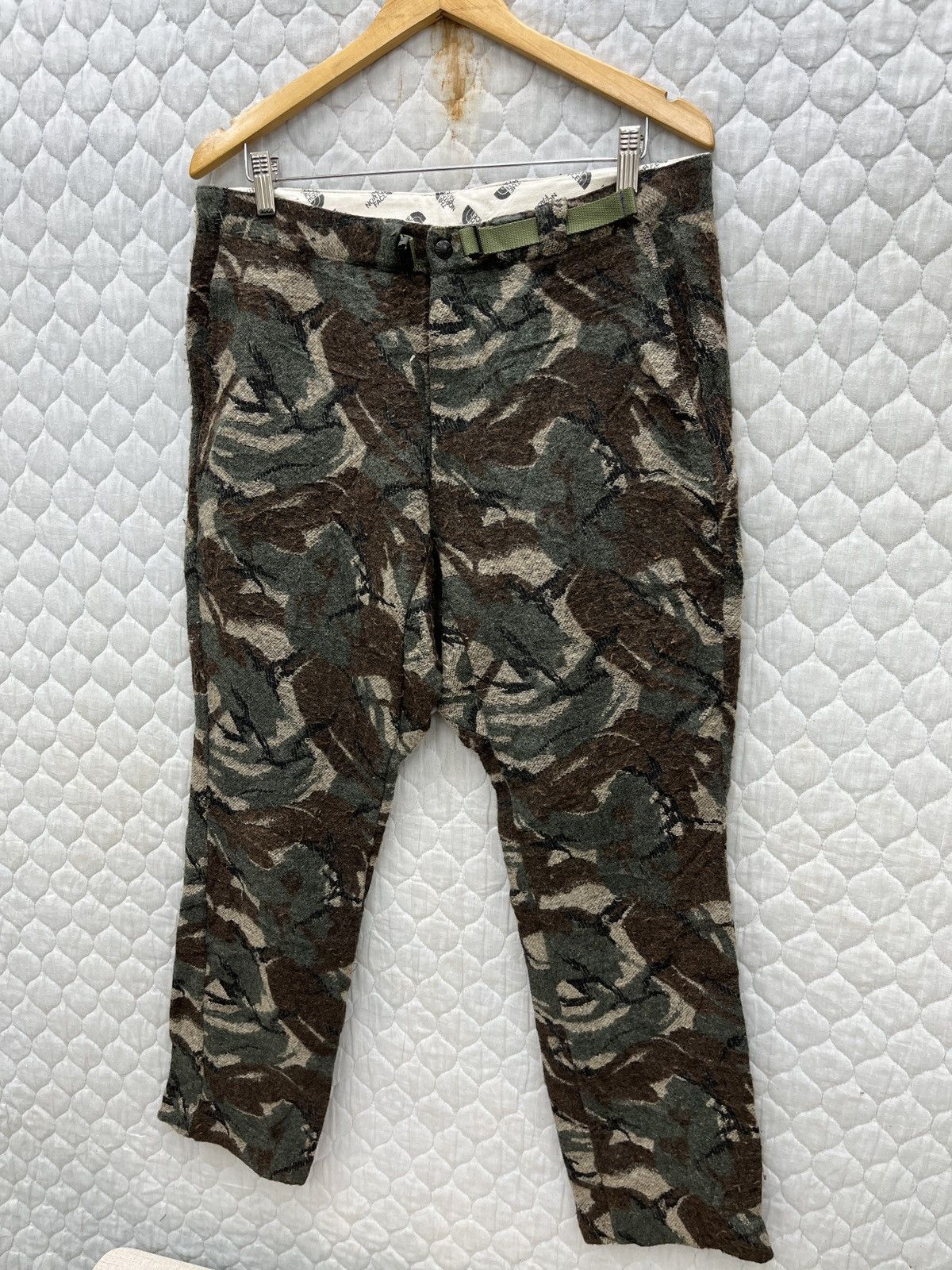 The North Face × Vintage 🔥🔥🔥STEALS VTG THE NORTH FACE CAMO WOOL PANTS Size US 34 / EU 50 - 2 Thumbnail