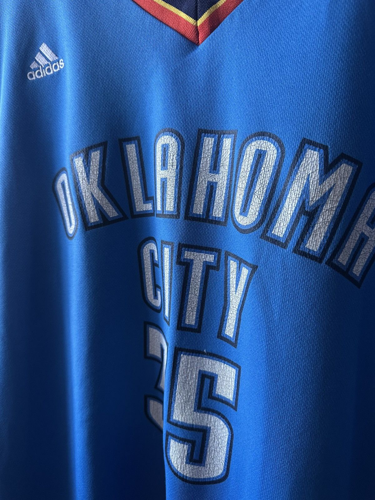 Adidas Adidas NBA Oklahoma Durant Jersey Size US XL / EU 56 / 4 - 3 Thumbnail