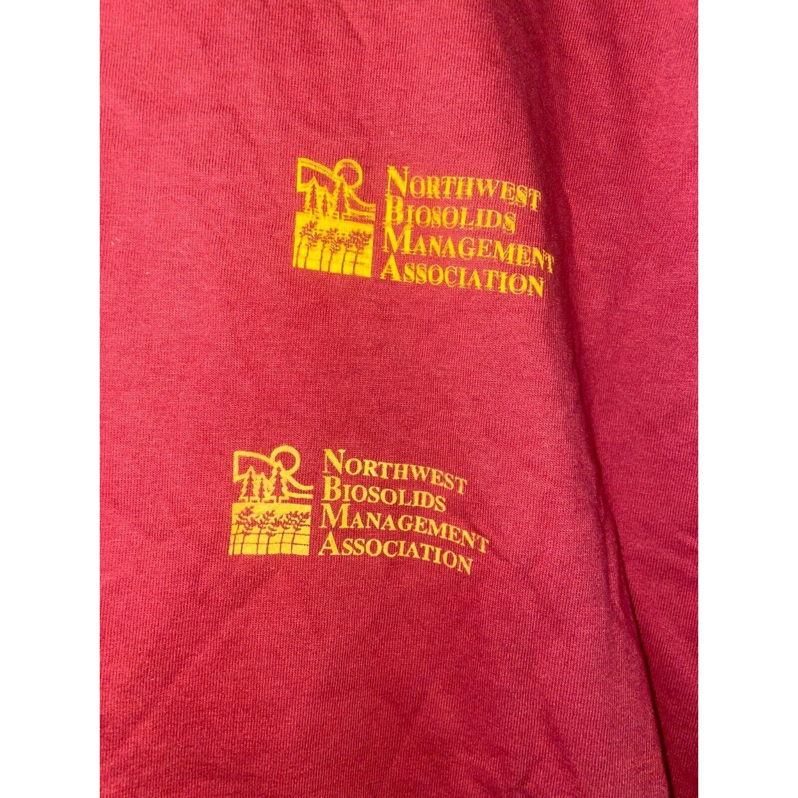 Jerzees Vinatage Biosolids Shirt Northwest Management Tee 90s VTG L Size US L / EU 52-54 / 3 - 4 Thumbnail