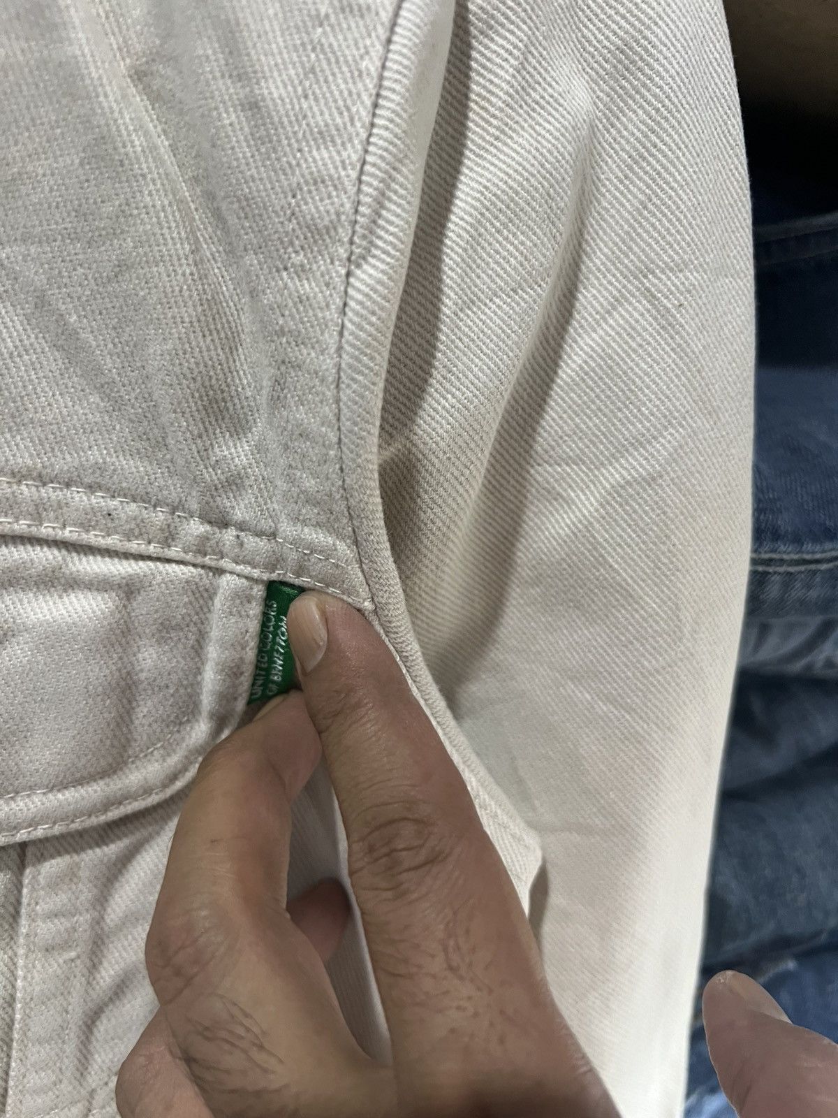 United Colors Of Benetton 🔥United Colors of Benetton Denim Jacket Size US S / EU 44-46 / 1 - 9 Thumbnail
